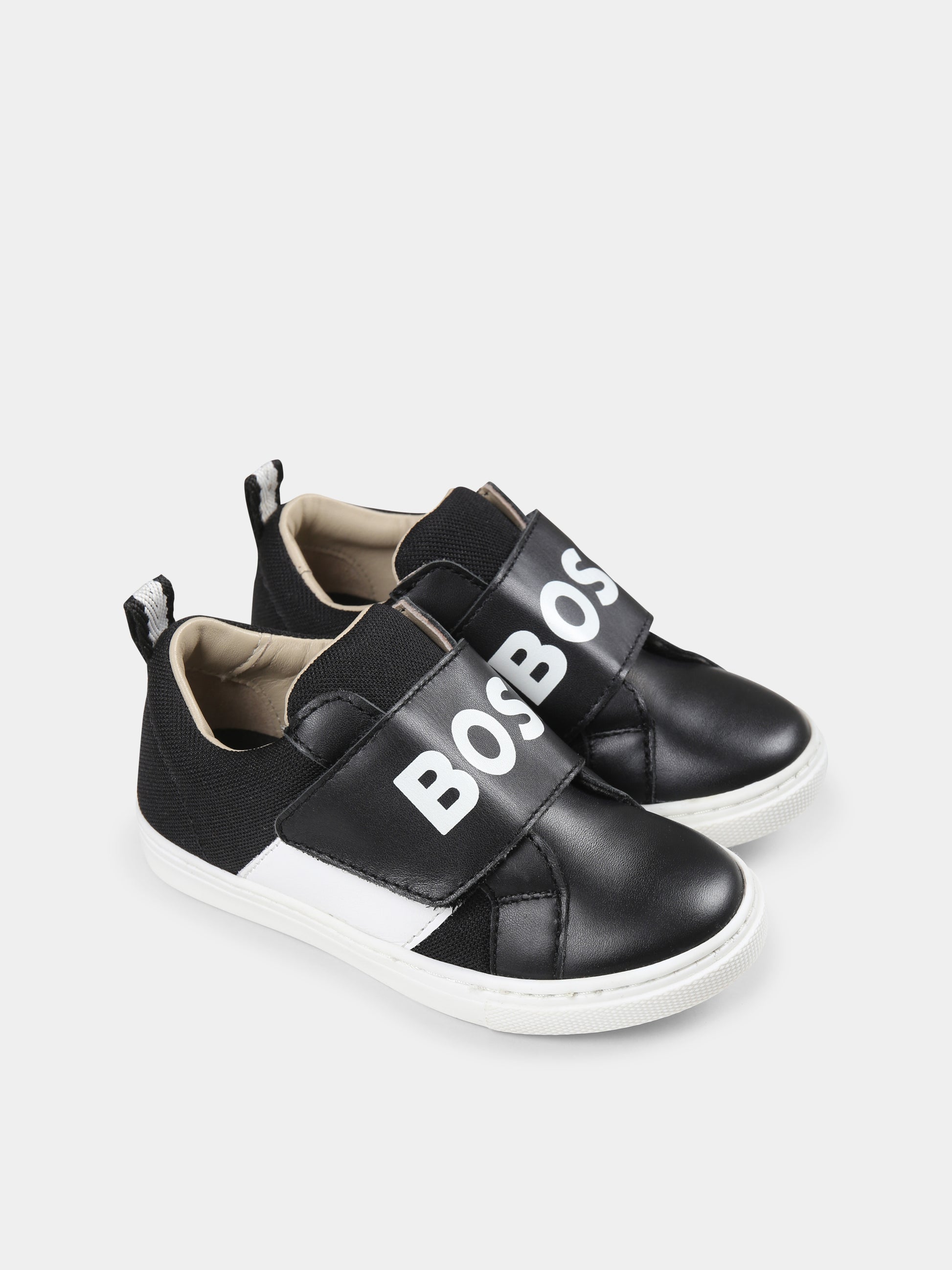 Sneakers nere per bambino con logo,Boss,J52161 09B