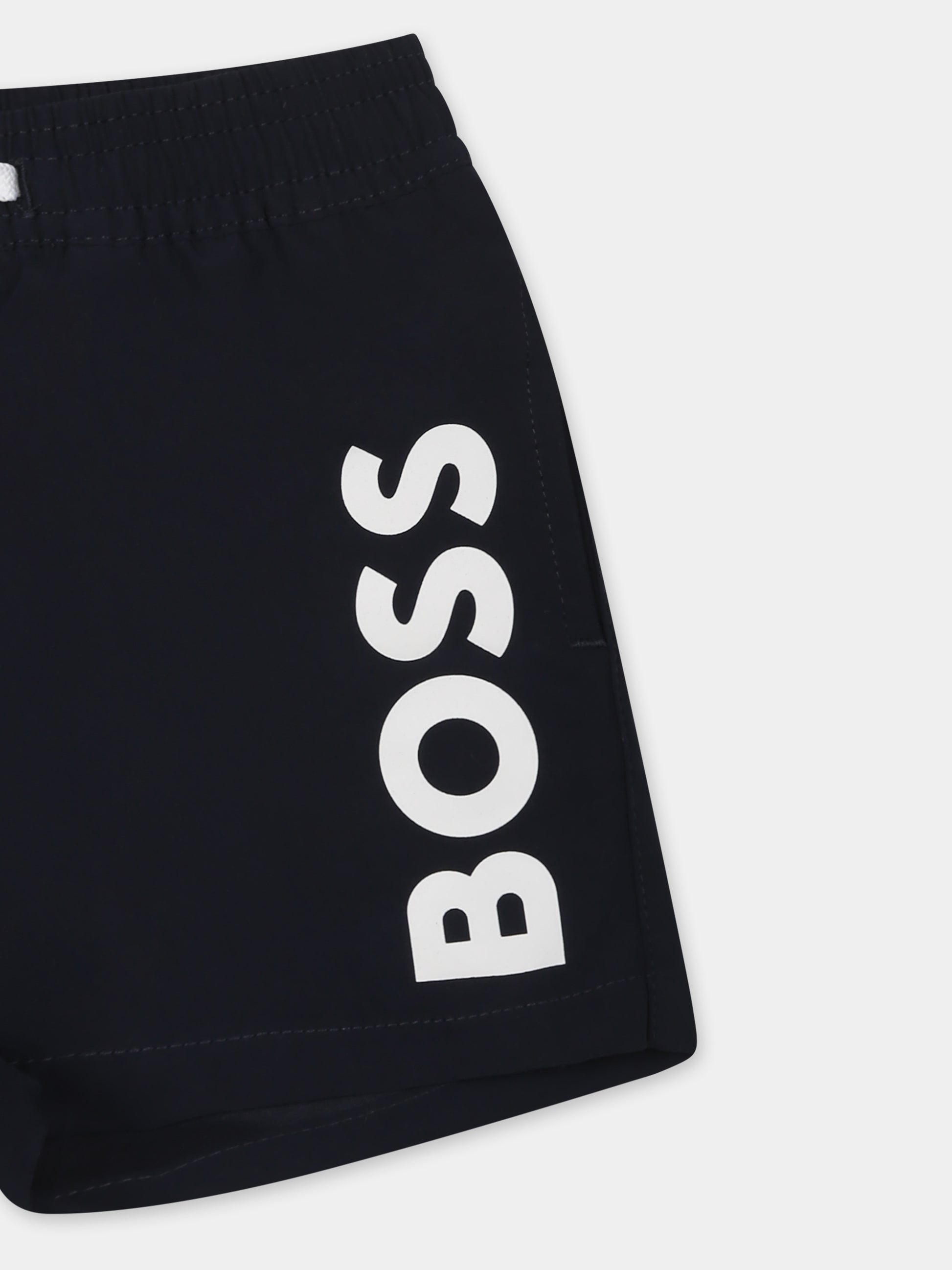 Boxer mare blu per neonato con logo,Boss,J52069 849