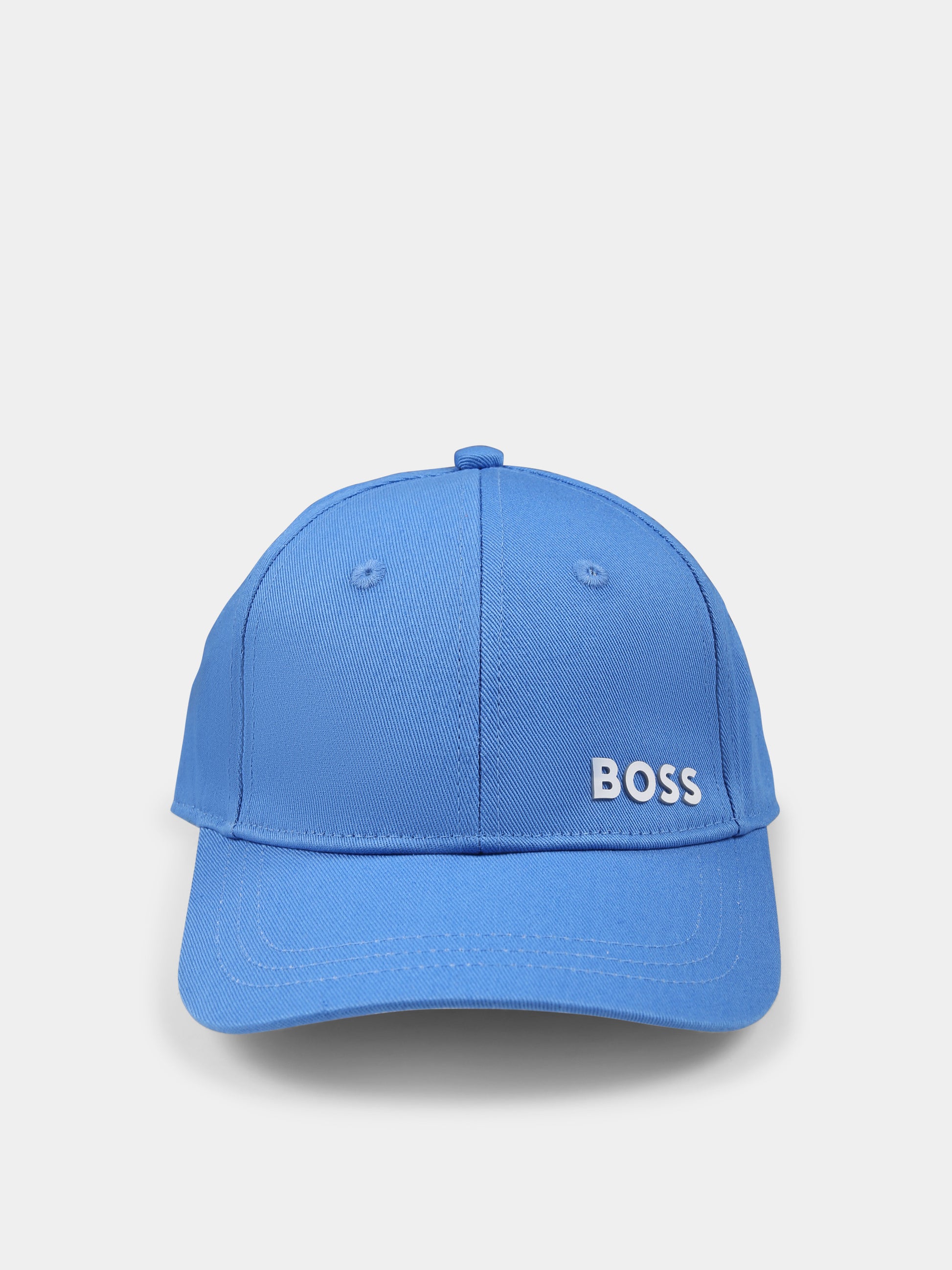 Cappello celeste per bambino con logo,Boss,J51682 84B