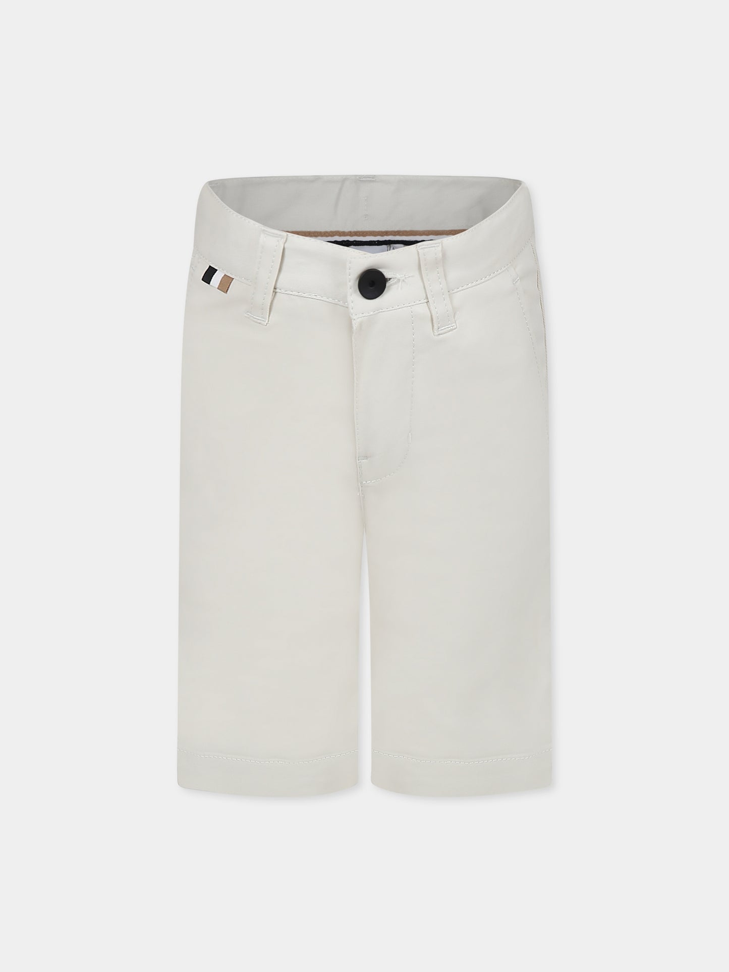 Shorts beige per bambino,Boss,J51990 21C