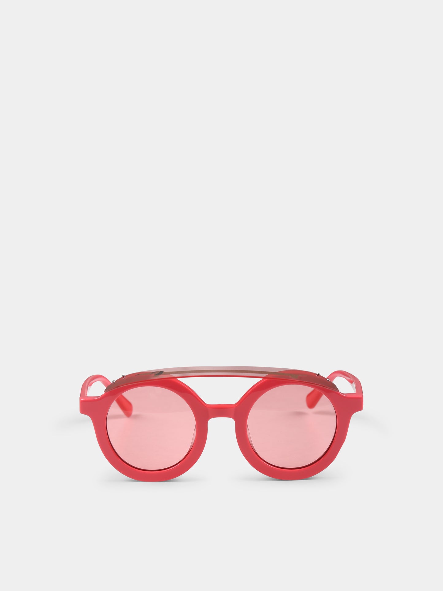 Occhiali da sole rosa per bambina con bassotto,Mini Rodini,2466011628