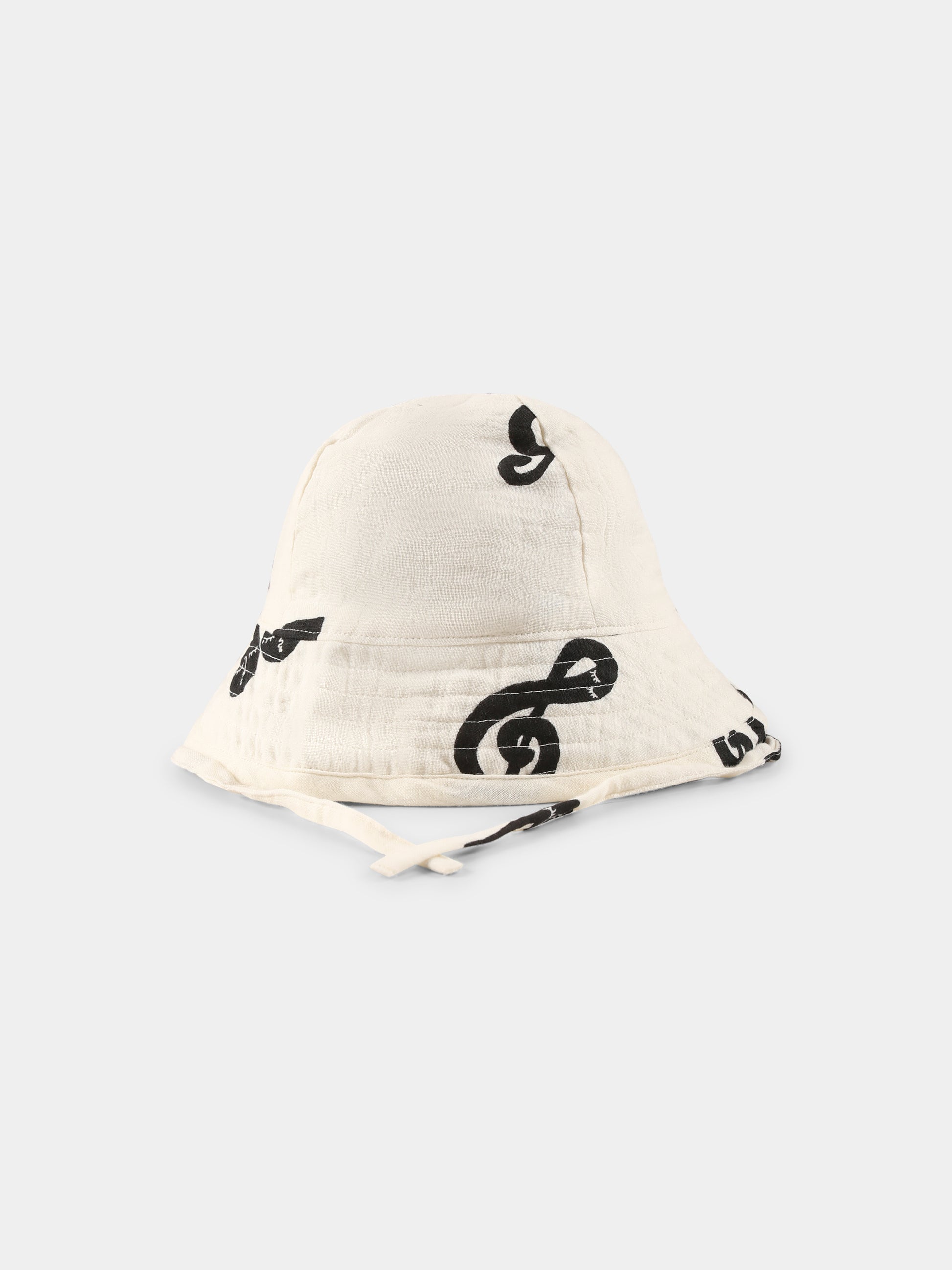 Cloche avorio per bambini con note musicali,Mini Rodini,2526511110