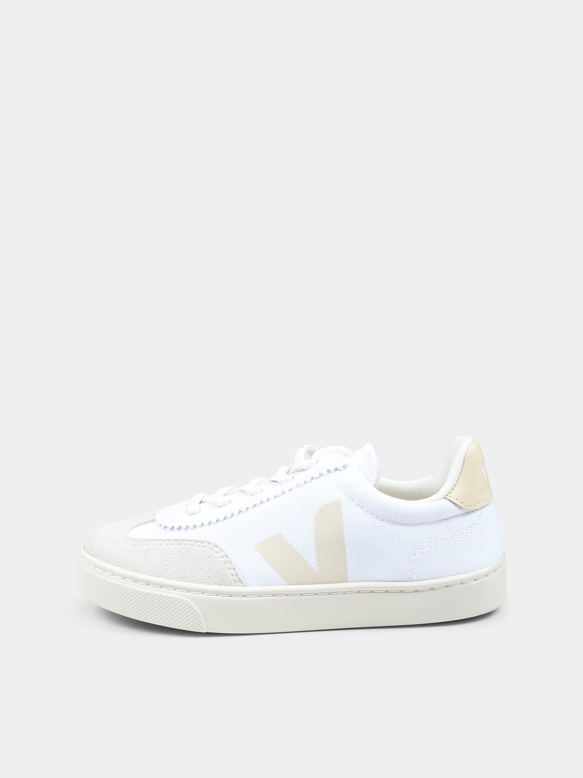 Sneakers bianche per bambini con logo,Veja,SY0120626C