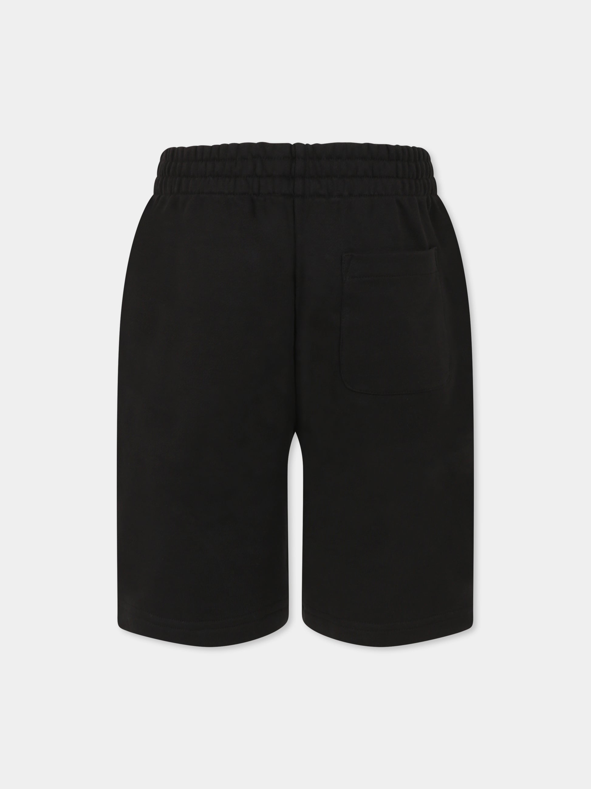 Shorts grigi per bambino con Lucky Tiger,Kenzo Kids,K61122 095