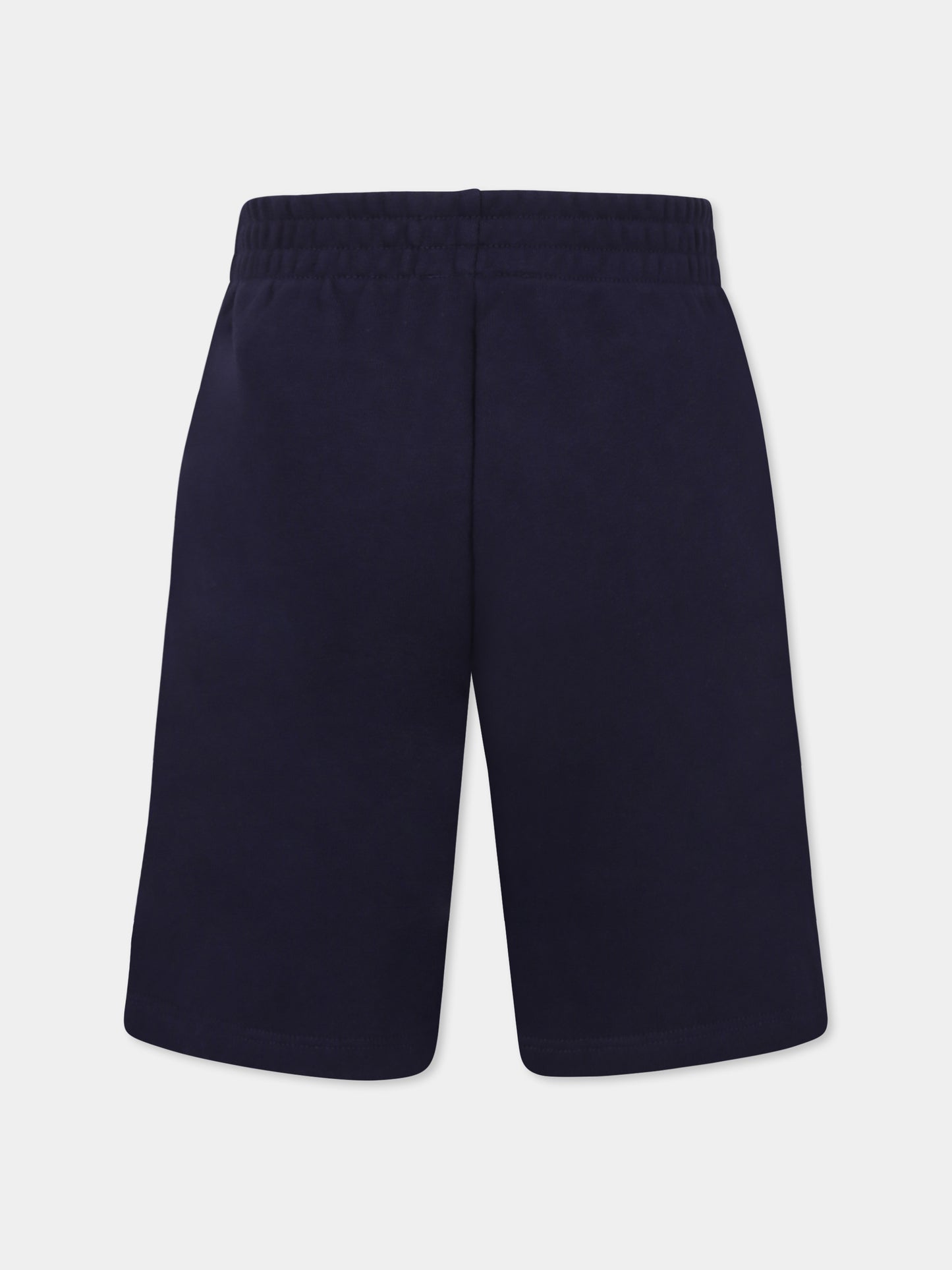 Shorts blu per bambino con logo,Kenzo Kids,K61181 848