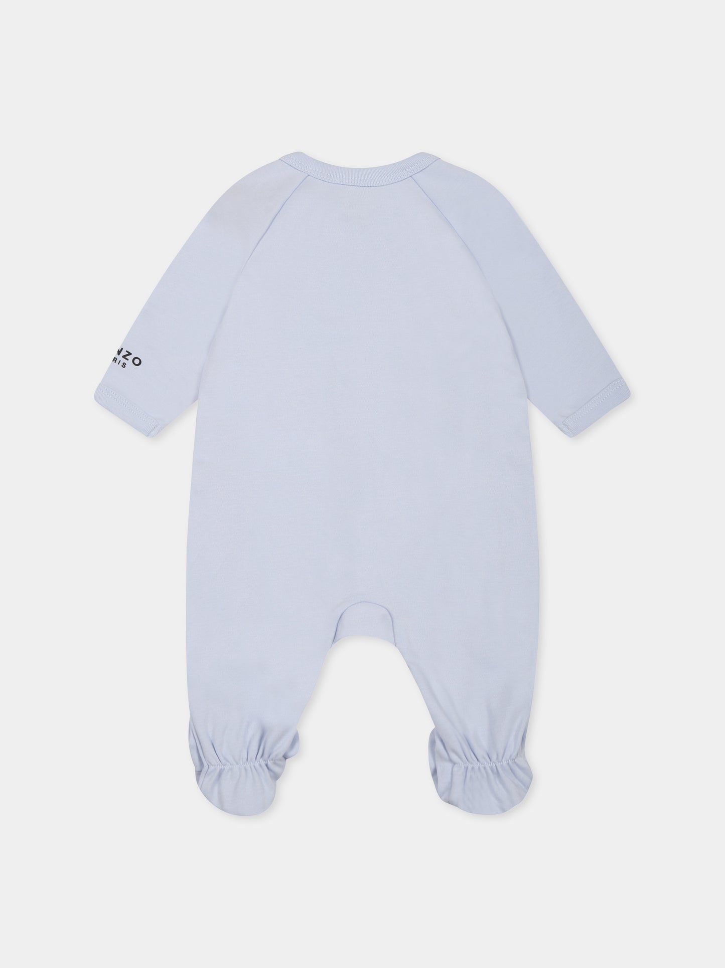 Set tutine celeste per neonato con tigre Kotora,Kenzo Kids,K60869 771