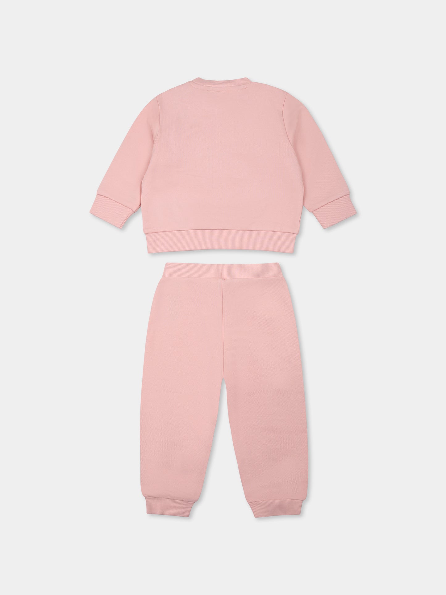 Completo rosa per neonata con Lucky Tiger,Kenzo Kids,K60935 45Z