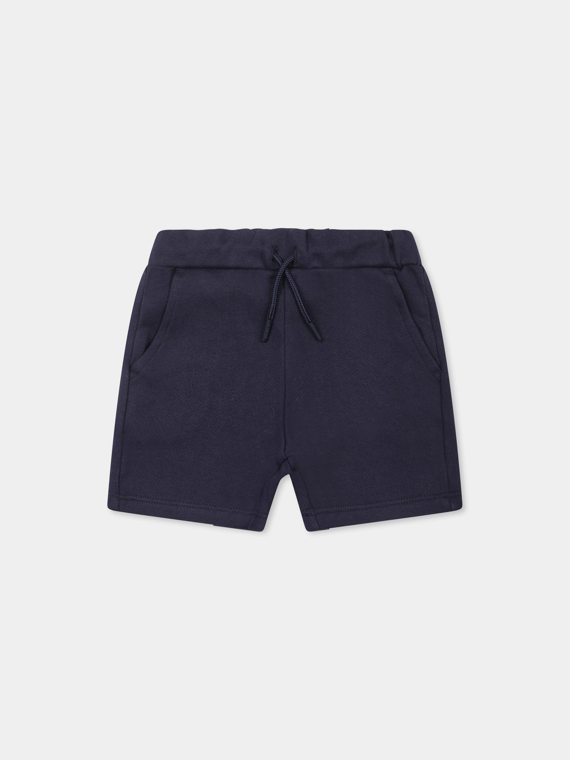 Shorts blu per neonato con logo,Kenzo Kids,K60969 848