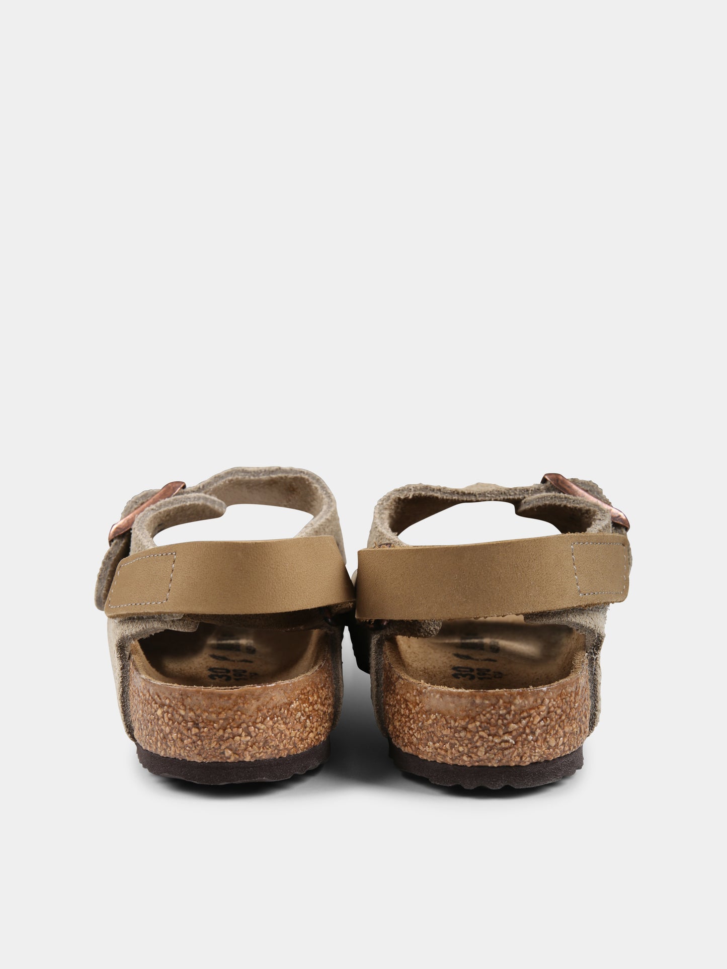 Sandali beige Milano Kids per bamini con logo,Birkenstock,1029471 MILANO