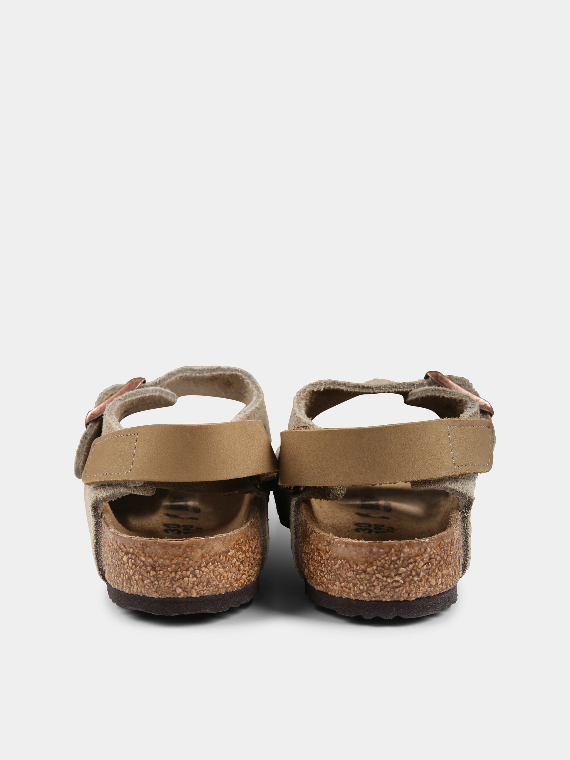 Sandali beige Milano Kids per bamini con logo,Birkenstock,1029471 MILANO