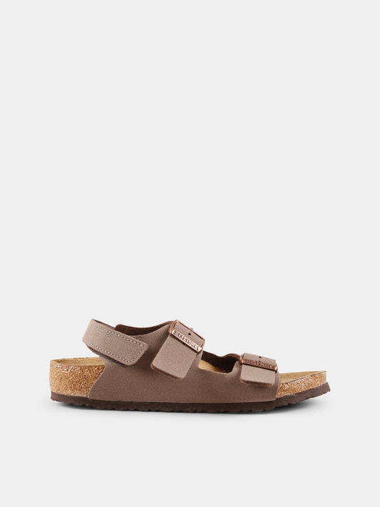 Sandali MIlano marroni per bambino,Birkenstock,1029474 MILANO