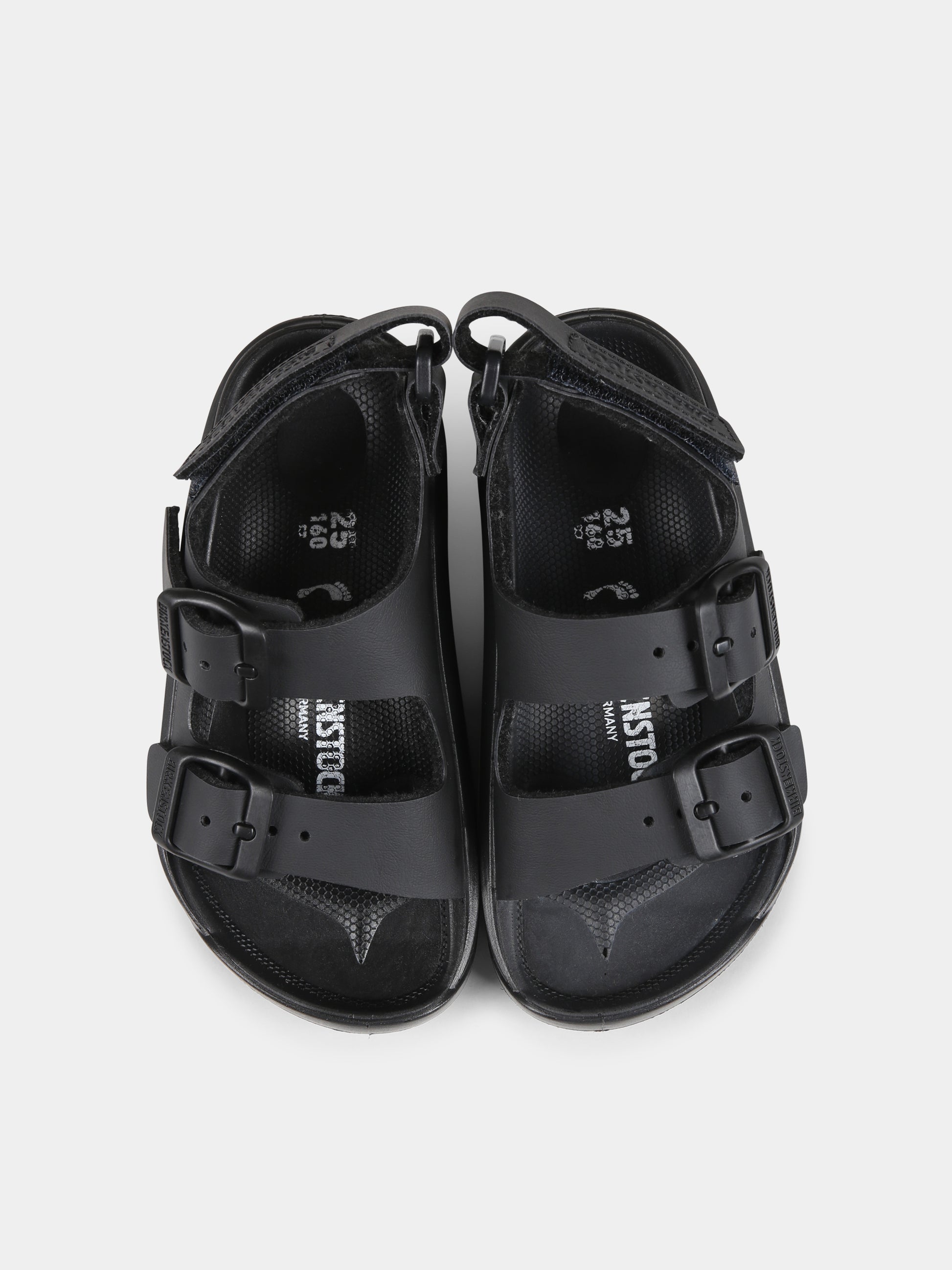 Sandali neri Mogami Kids per bambini con logo,Birkenstock,1026780 MOGAMI