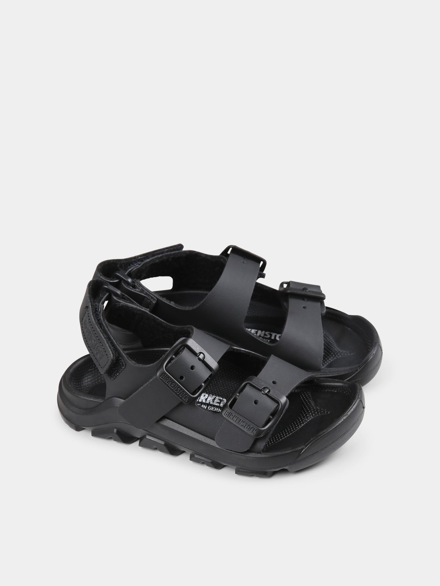 Sandali neri Mogami Kids per bambini con logo,Birkenstock,1026780 MOGAMI