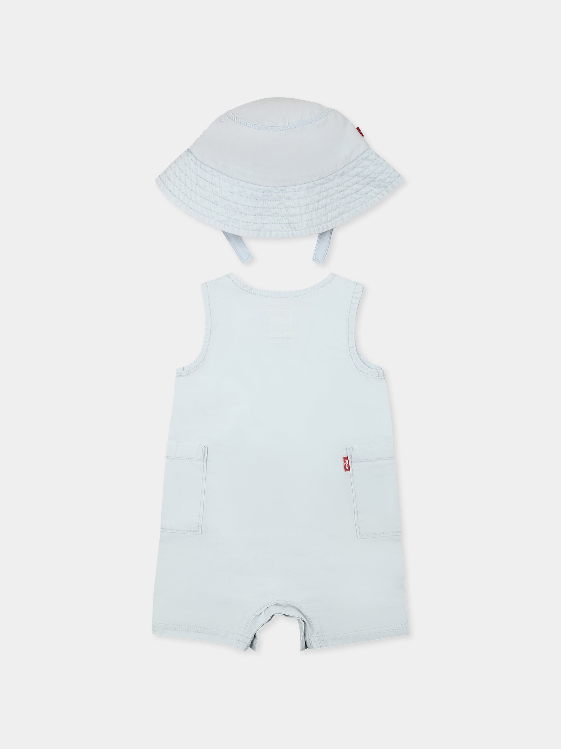 Set pagliaccetto denim per neonati,Levi's Kids,K229 L89