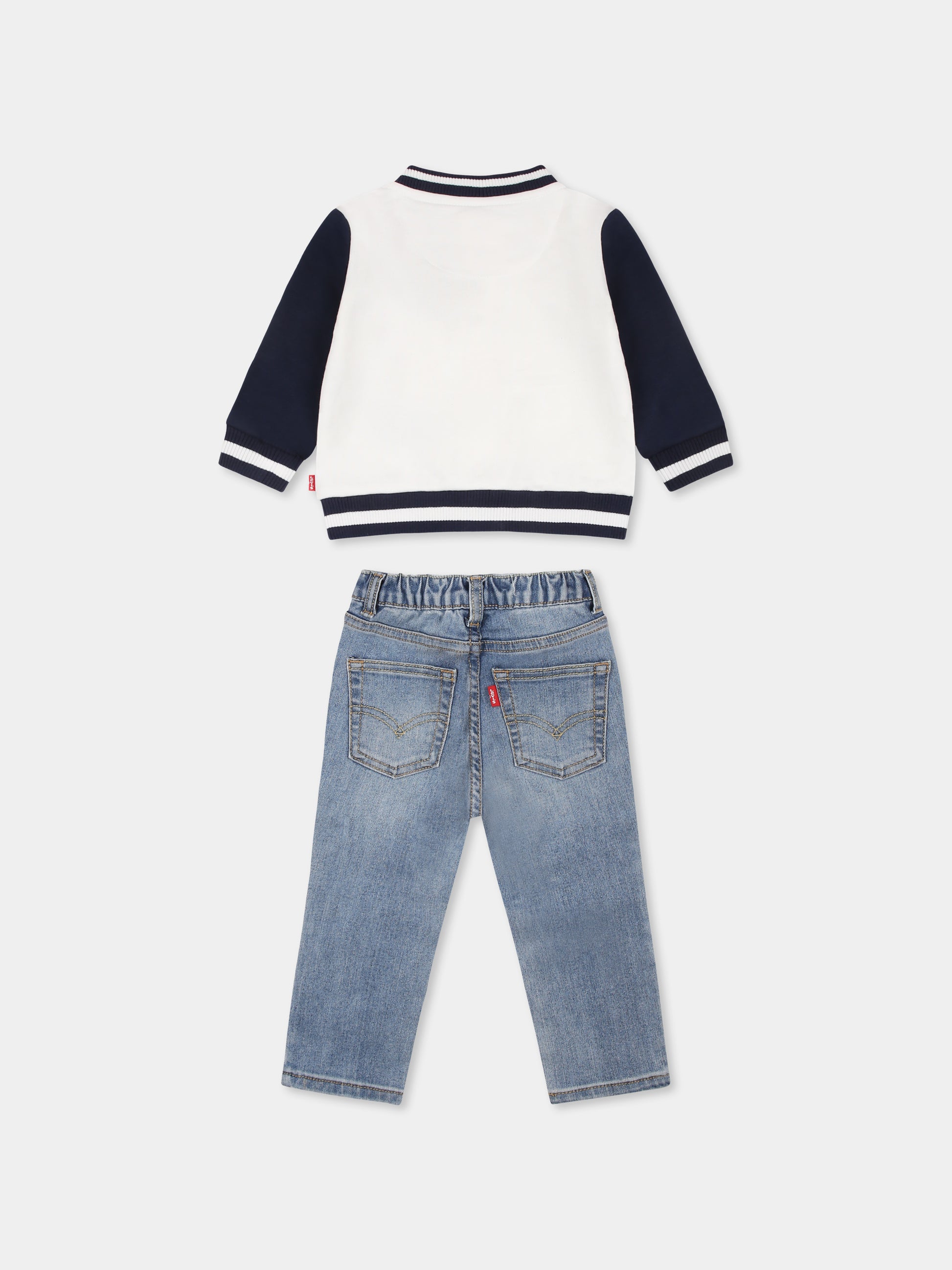 Completo multicolor per neonato con logo,Levi's Kids,M691 W1T