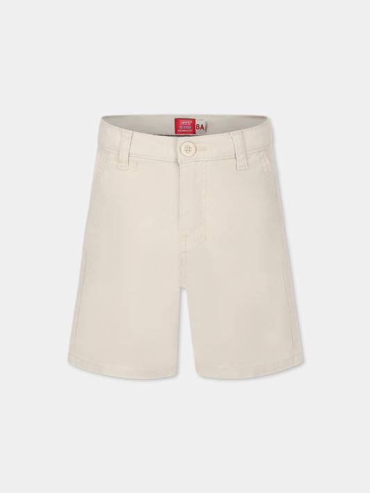 Shorts beige per bambino,Levi's Kids,M375 X1U