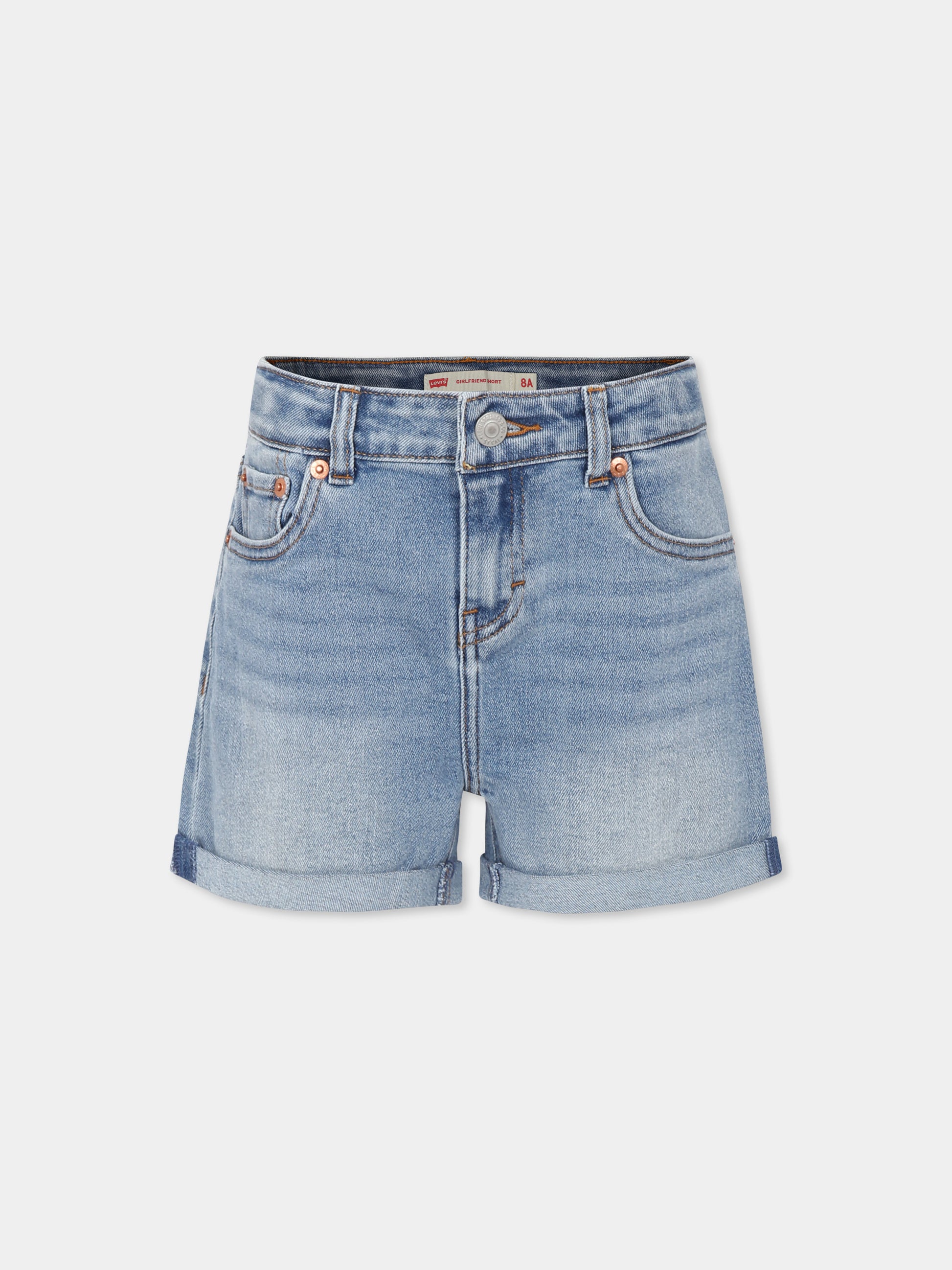 Shorts denim per bambina,Levi's Kids,H272 MDV