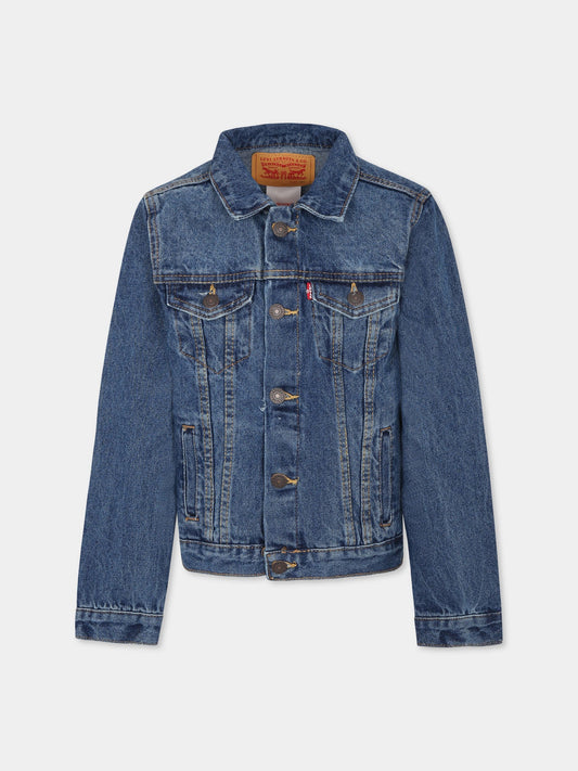 Giubbotto di jeans denim per bambino,Levi's Kids,2058 M8X