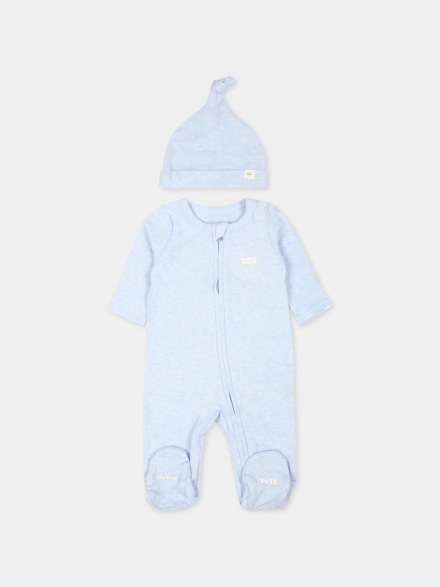 Set tutina celeste per neonato con logo,Levi's Kids,24SLK6EK247 BJO