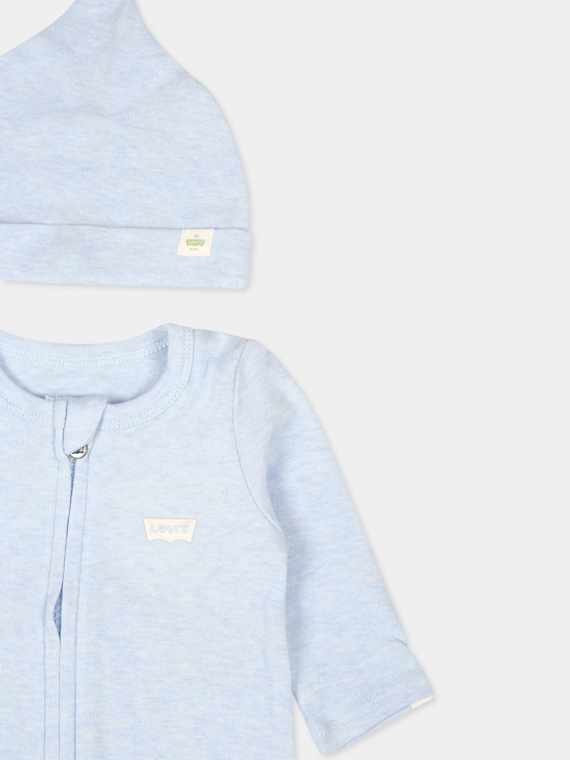 Set tutina celeste per neonato con logo,Levi's Kids,24SLK6EK247 BJO