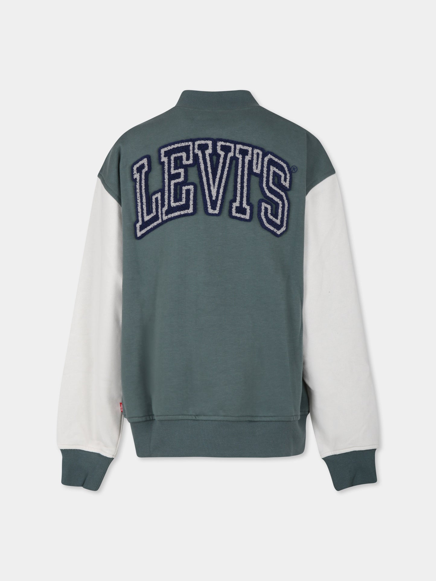 Bomber verde per bambino con logo,Levi's Kids,24SLK9EK811 EFX