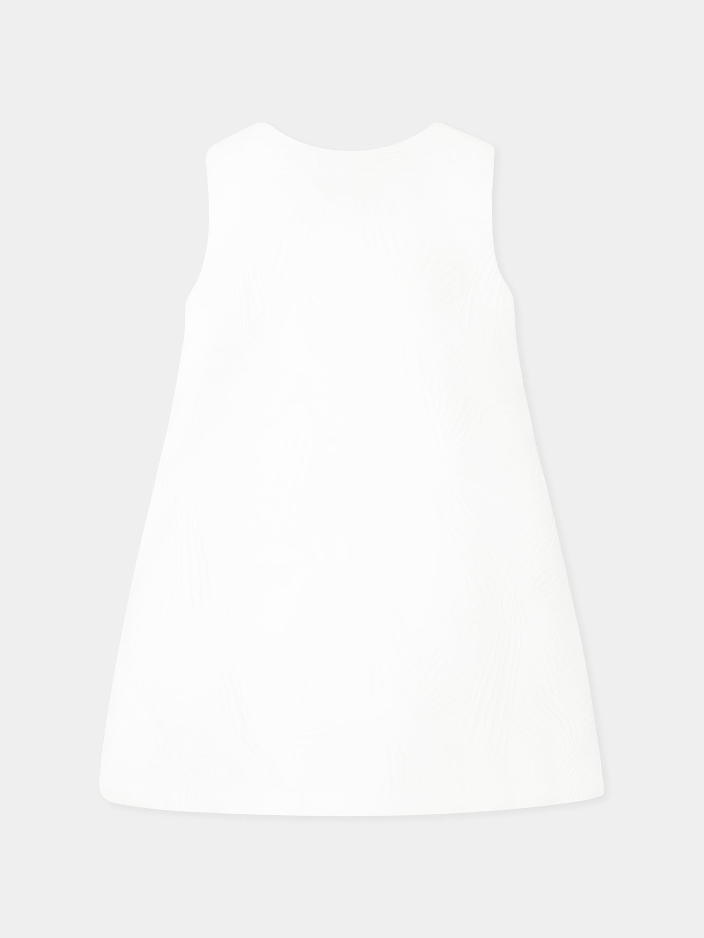 Vestito bianco per bambina con fiocchi all over,Simonetta,SW1A82 U0207 101BC