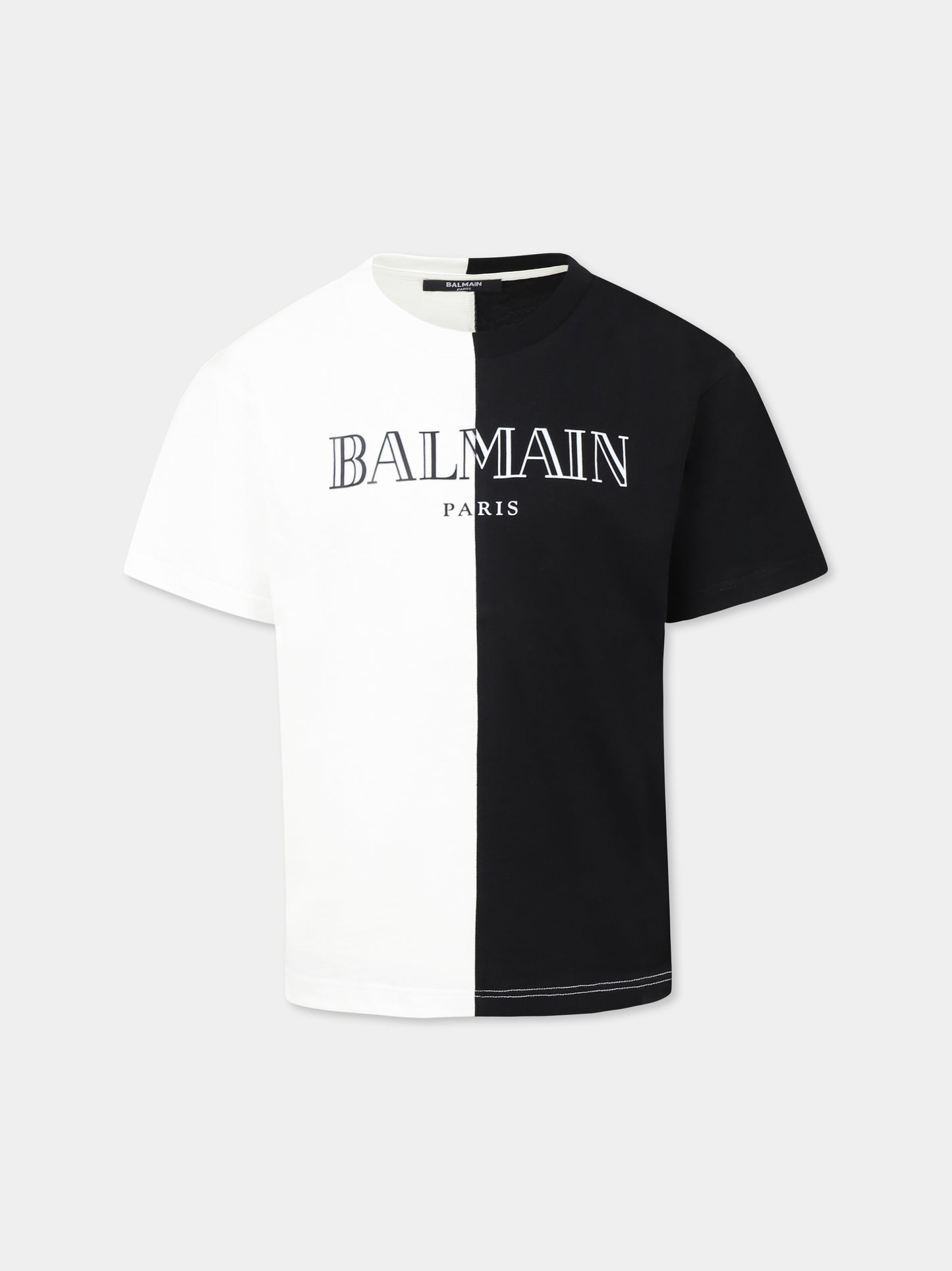 Multicolor T-shirt for kids with logo