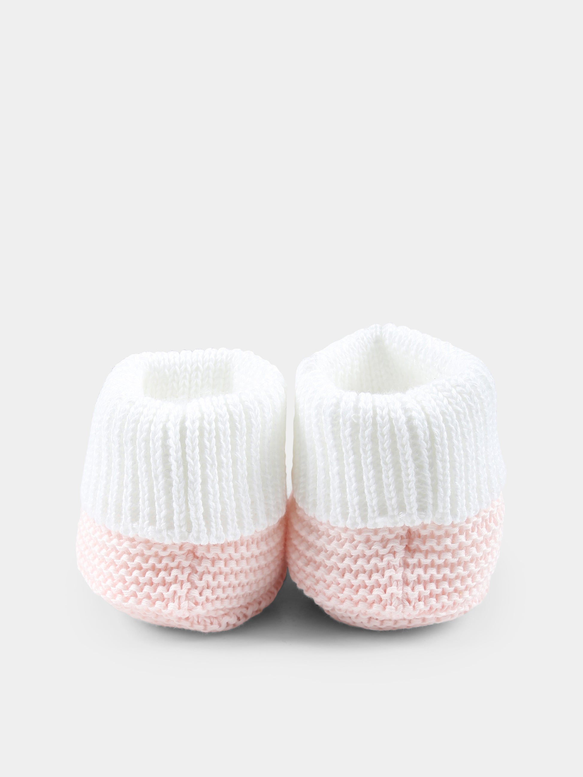 Babbucce rosa per neonata,Little Bear,1137 BIANCO/CIPRIA