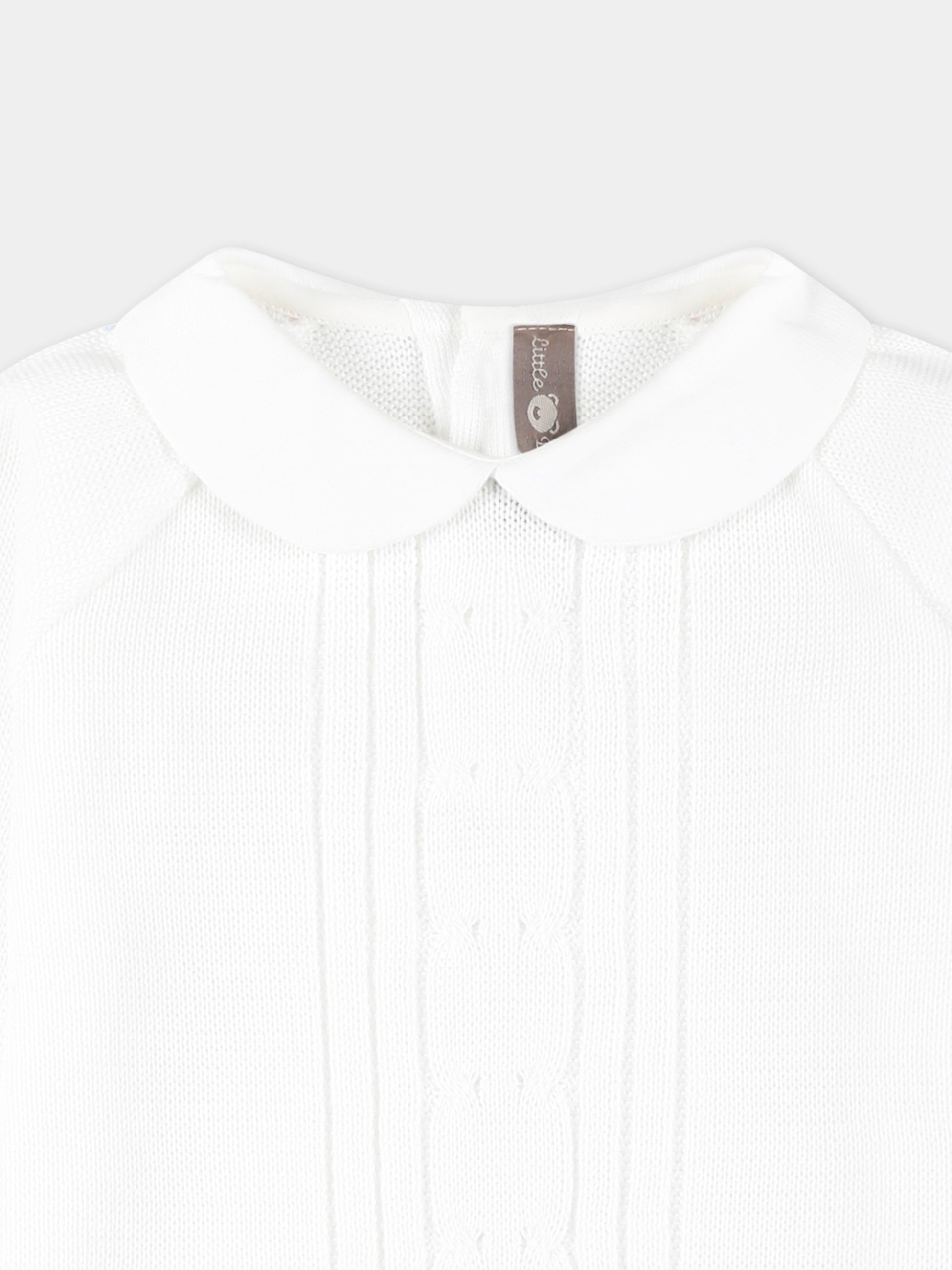 Tutina bianca per neonati,Little Bear,1112 BIANCO