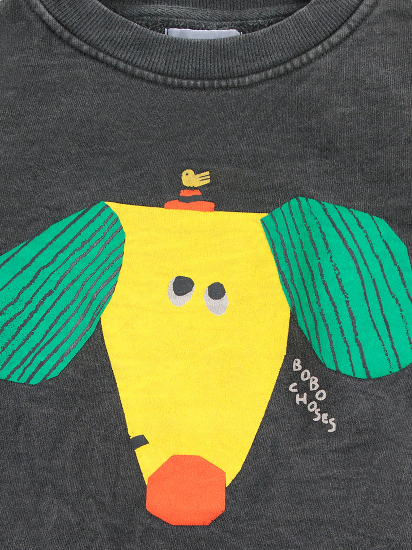 Felpa grigia per bambini con cane,Bobo Choses,B125AC035