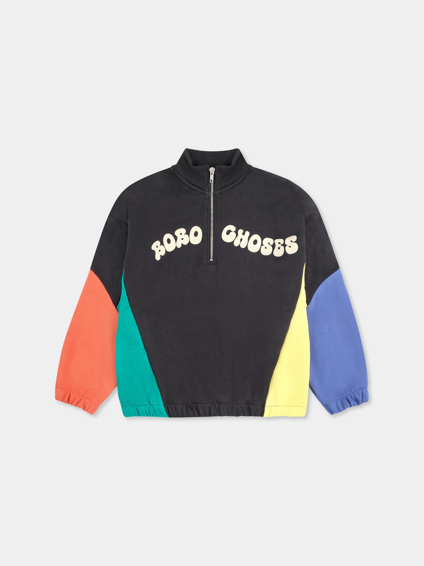 Felpa blu per bambini con logo,Bobo Choses,B125AC046