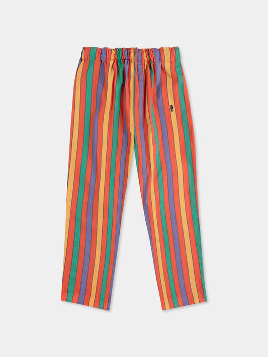 Pantaloni multicolor per bambini con logo,Bobo Choses,B125AC085