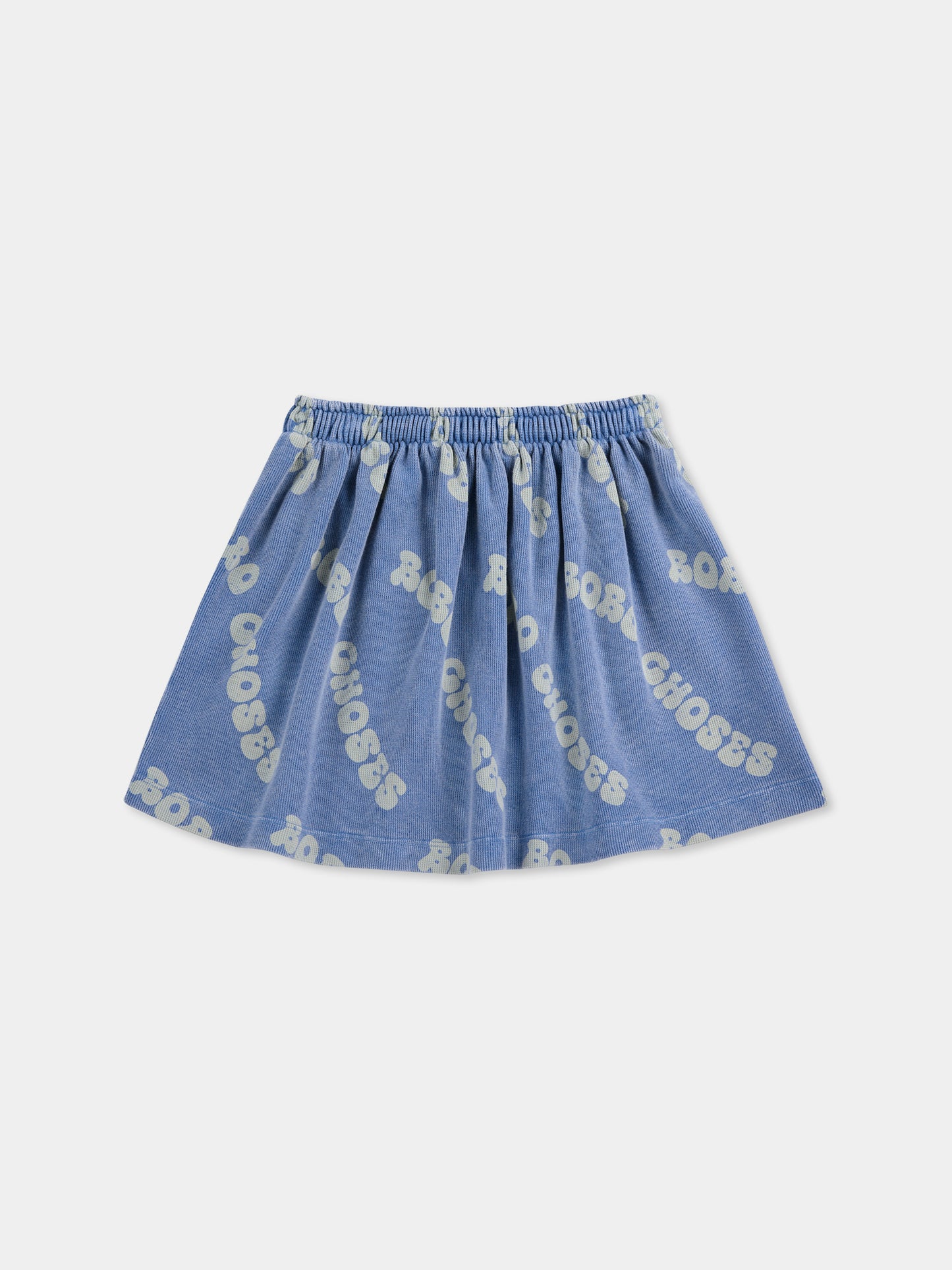 Gonna denim per bambina con logo all over,Bobo Choses,B125AC141