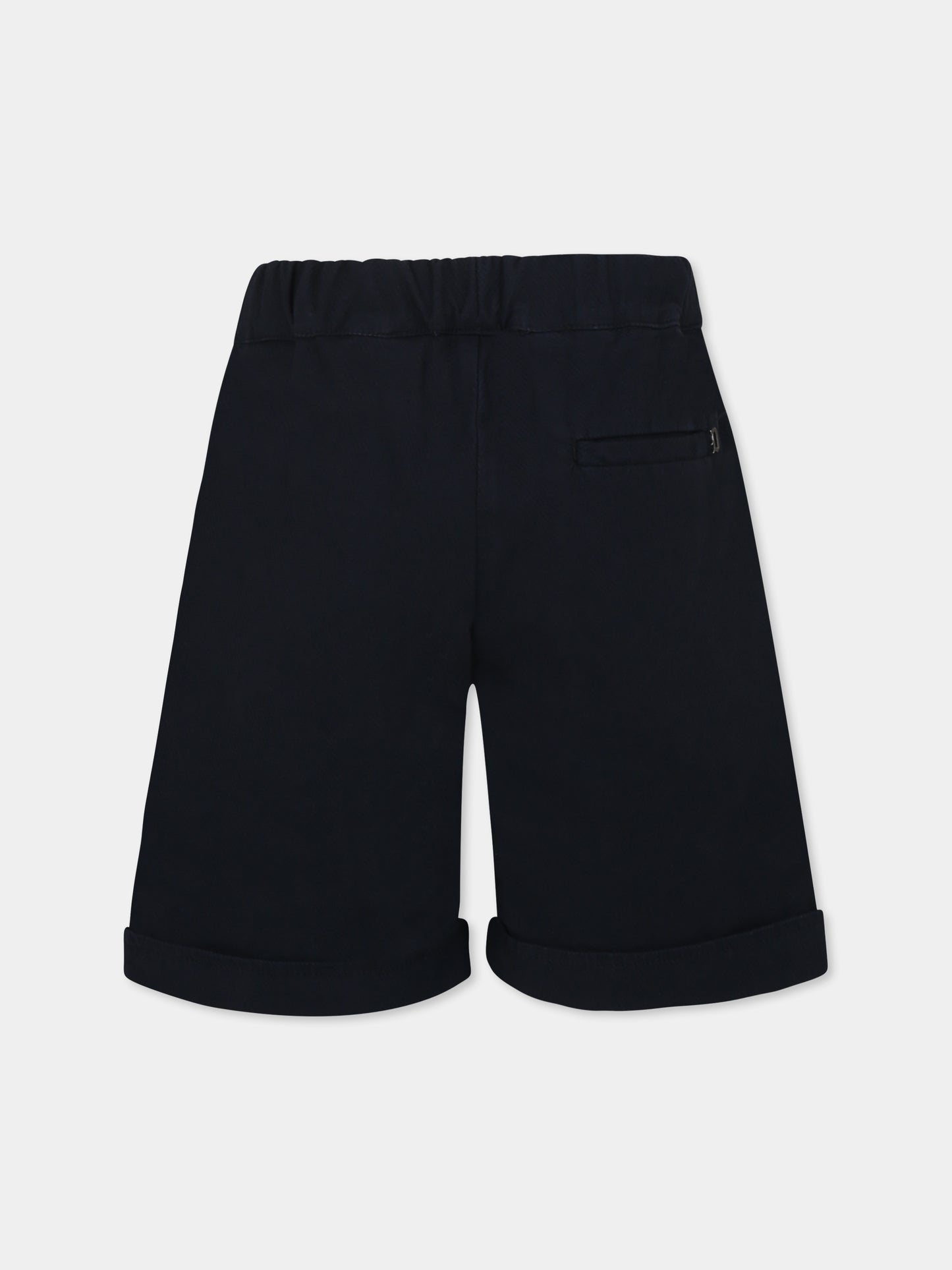 Shorts blu per bambino con logo,Dondup Kids,DMBE015 0 CE017 4291