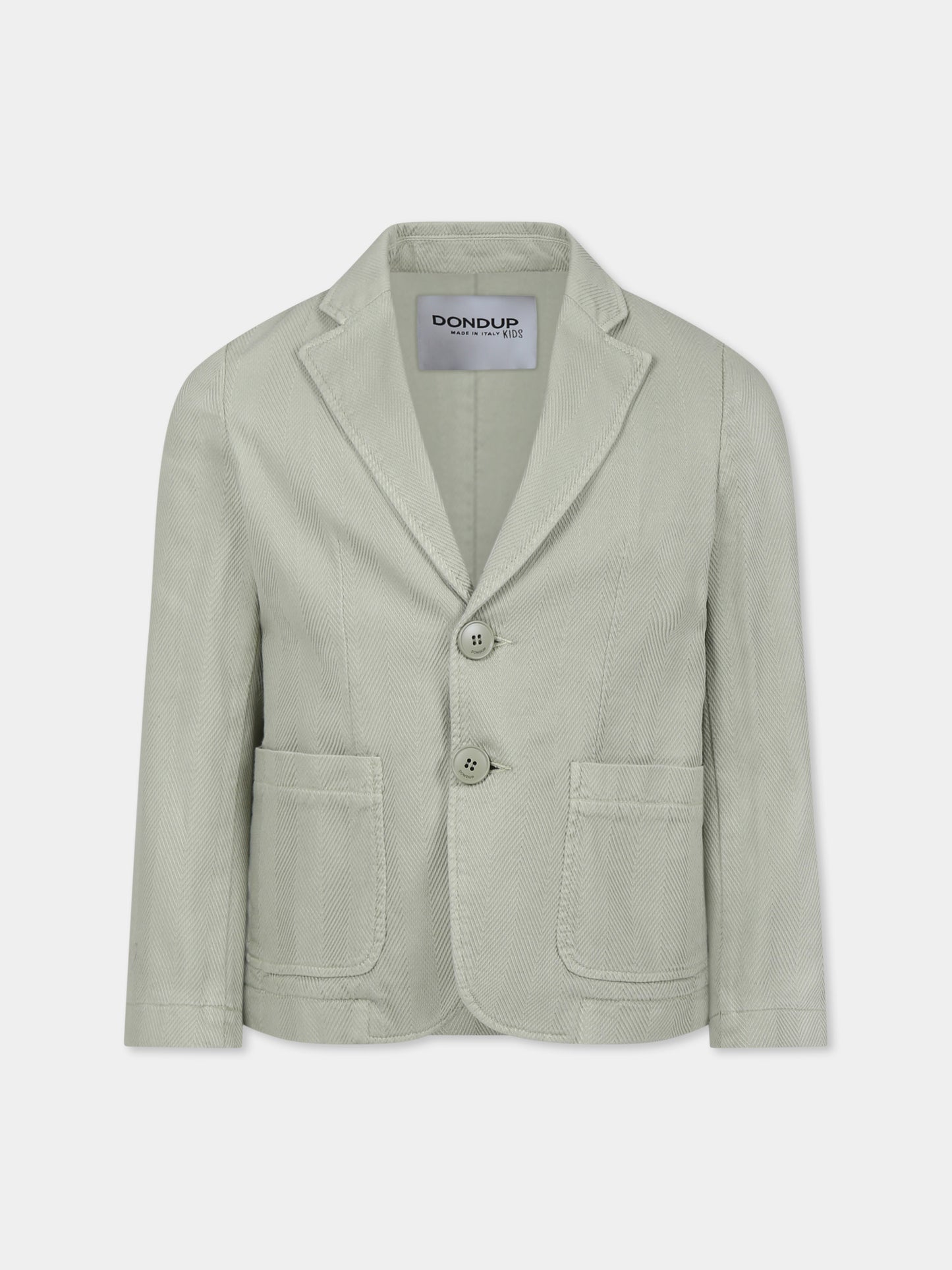 Giacca verde per bambino con logo,Dondup Kids,DMGC015 0 CE017 1052