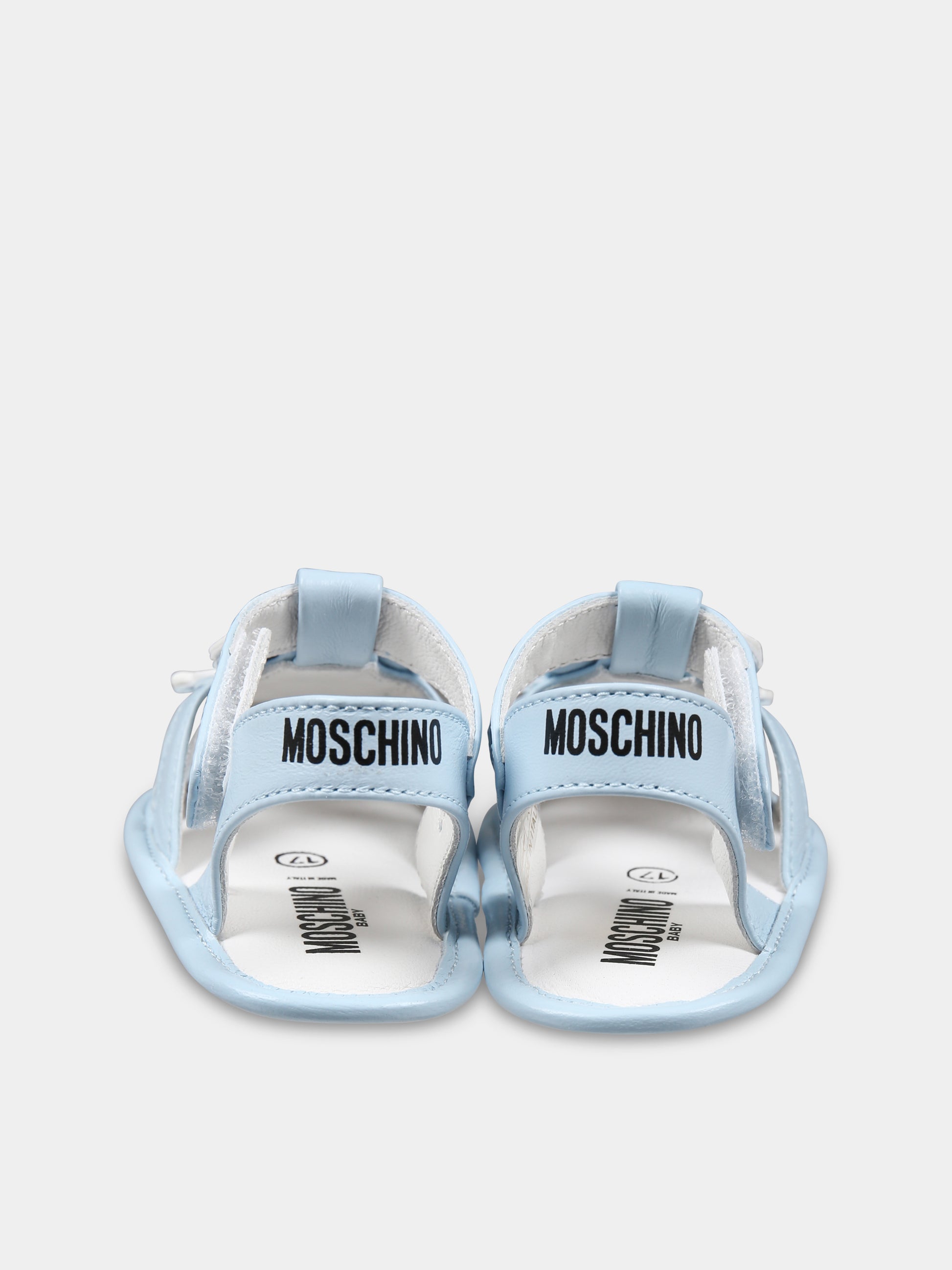 Ragnetti celesti per neonato con Teddy Bear,Moschino Kids,80386 2