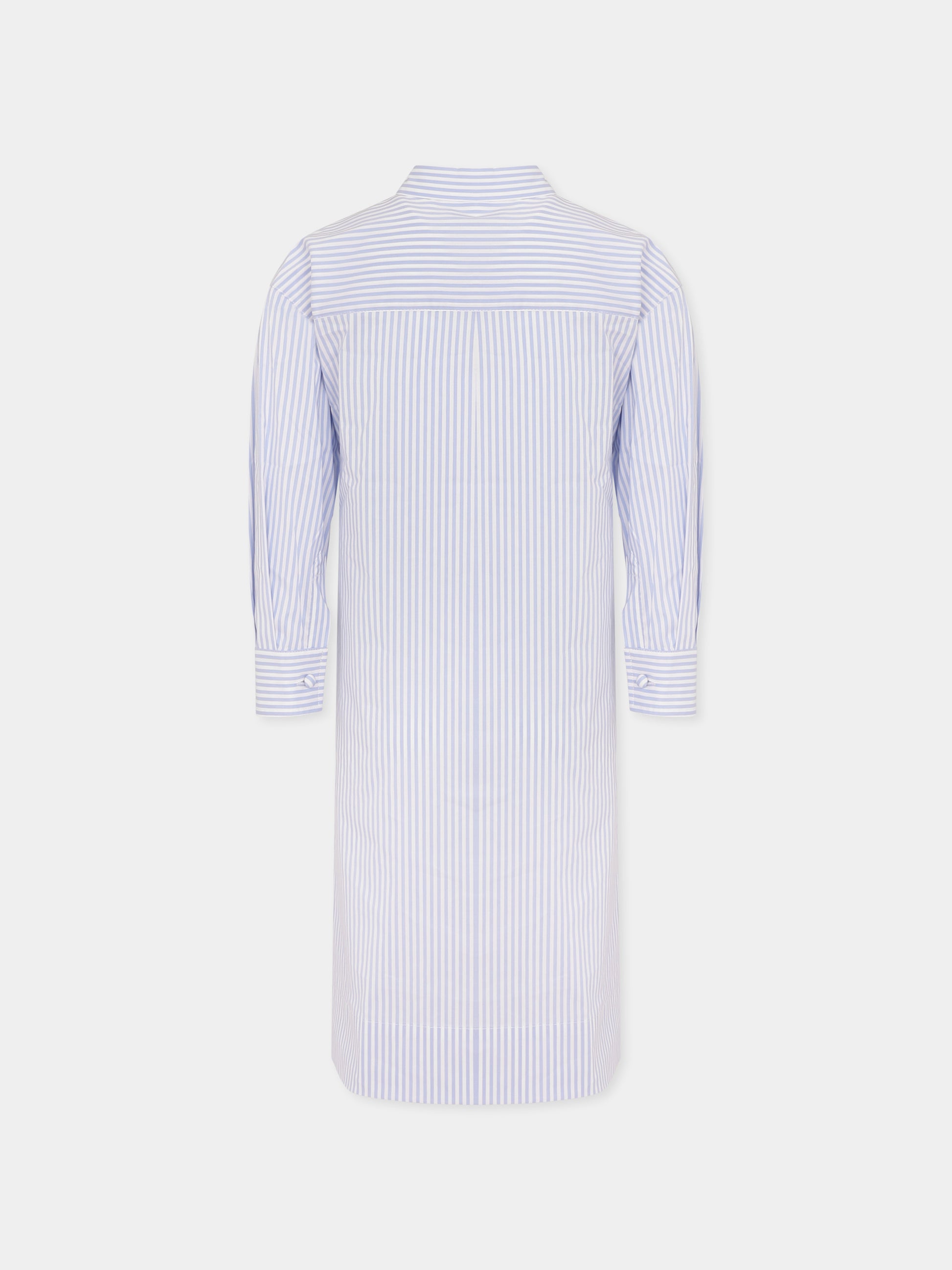 Vestito celeste per bambina con logo,Philosophy,I1E907 5146 P152