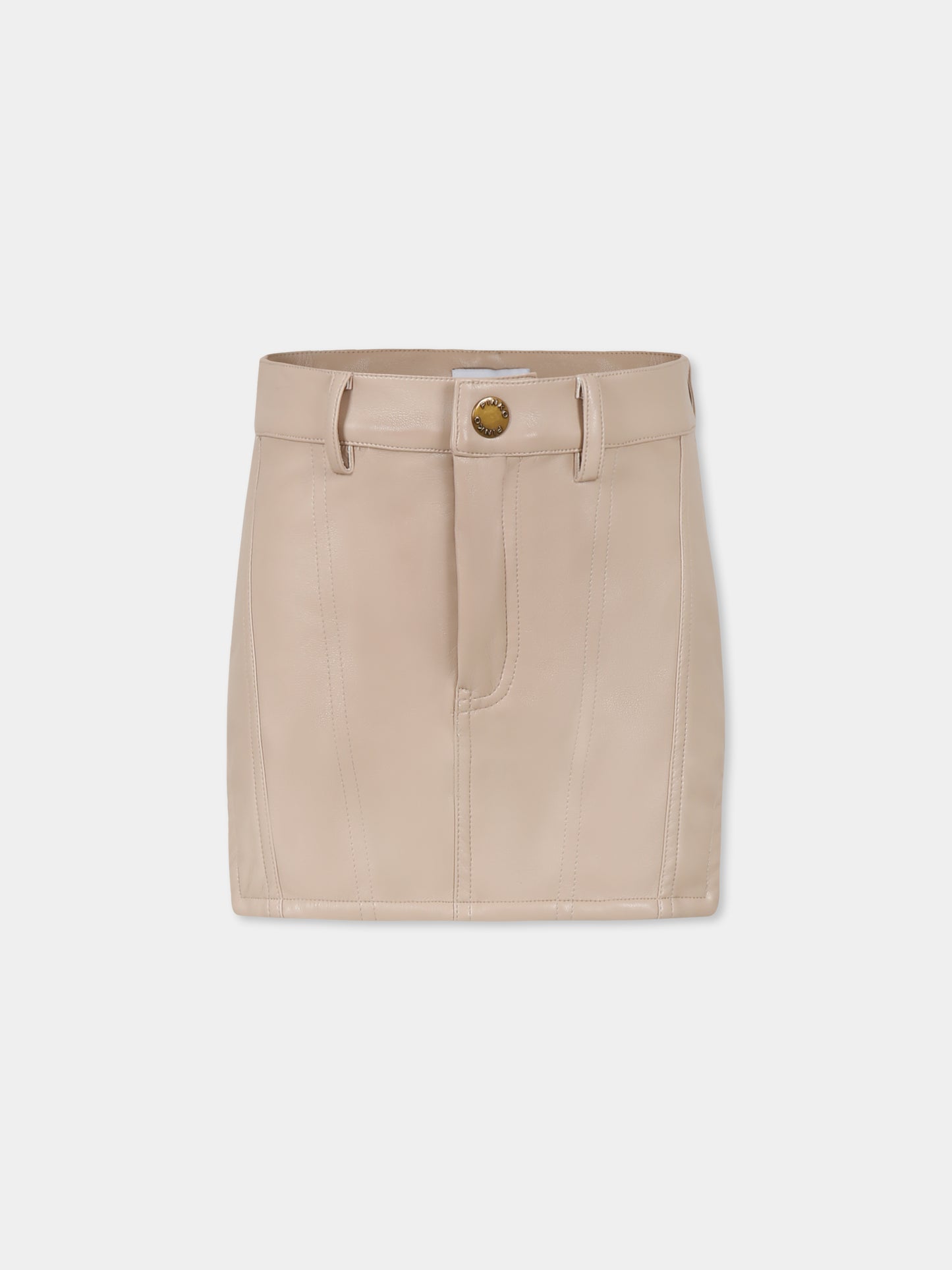 Gonna rosa per bambina con logo,Pinko,KFGO002 0 PE073 D701