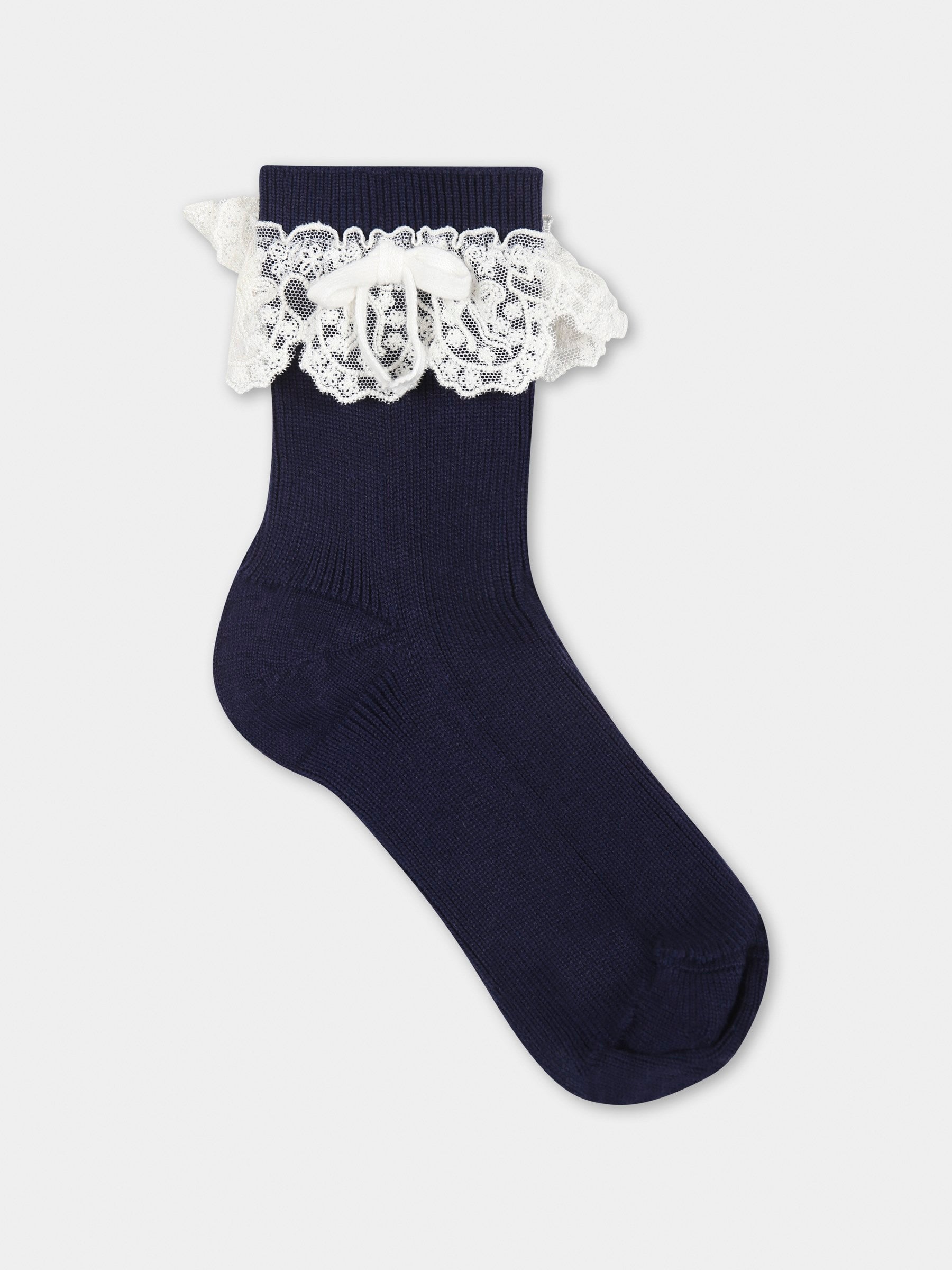 Set calzini multicolor per bambina con fiocco,Self-portrait,RS25 789 MU