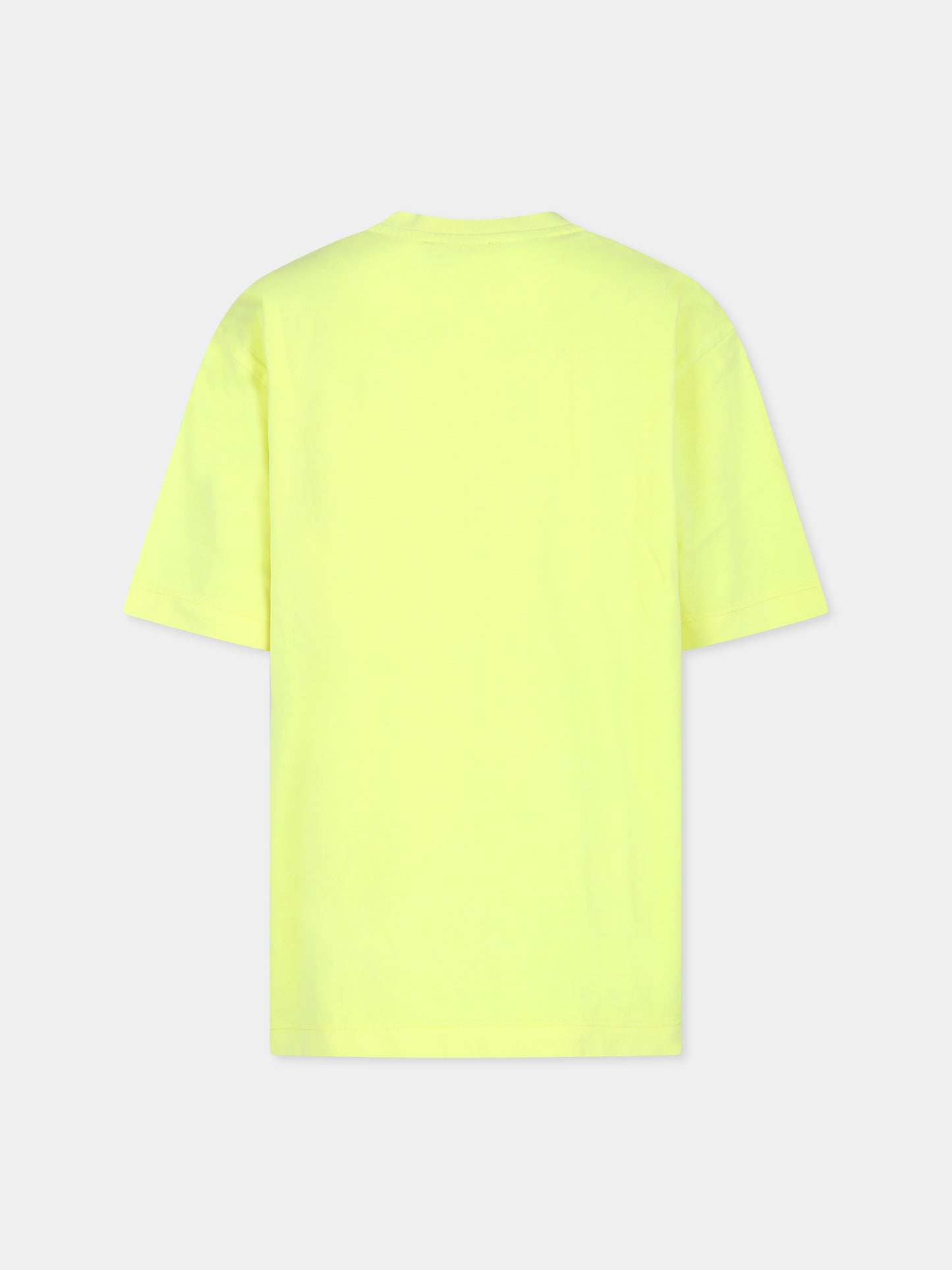 T-shirt gialla per bambino con logo,Diesel,J01902 KYAYB K259