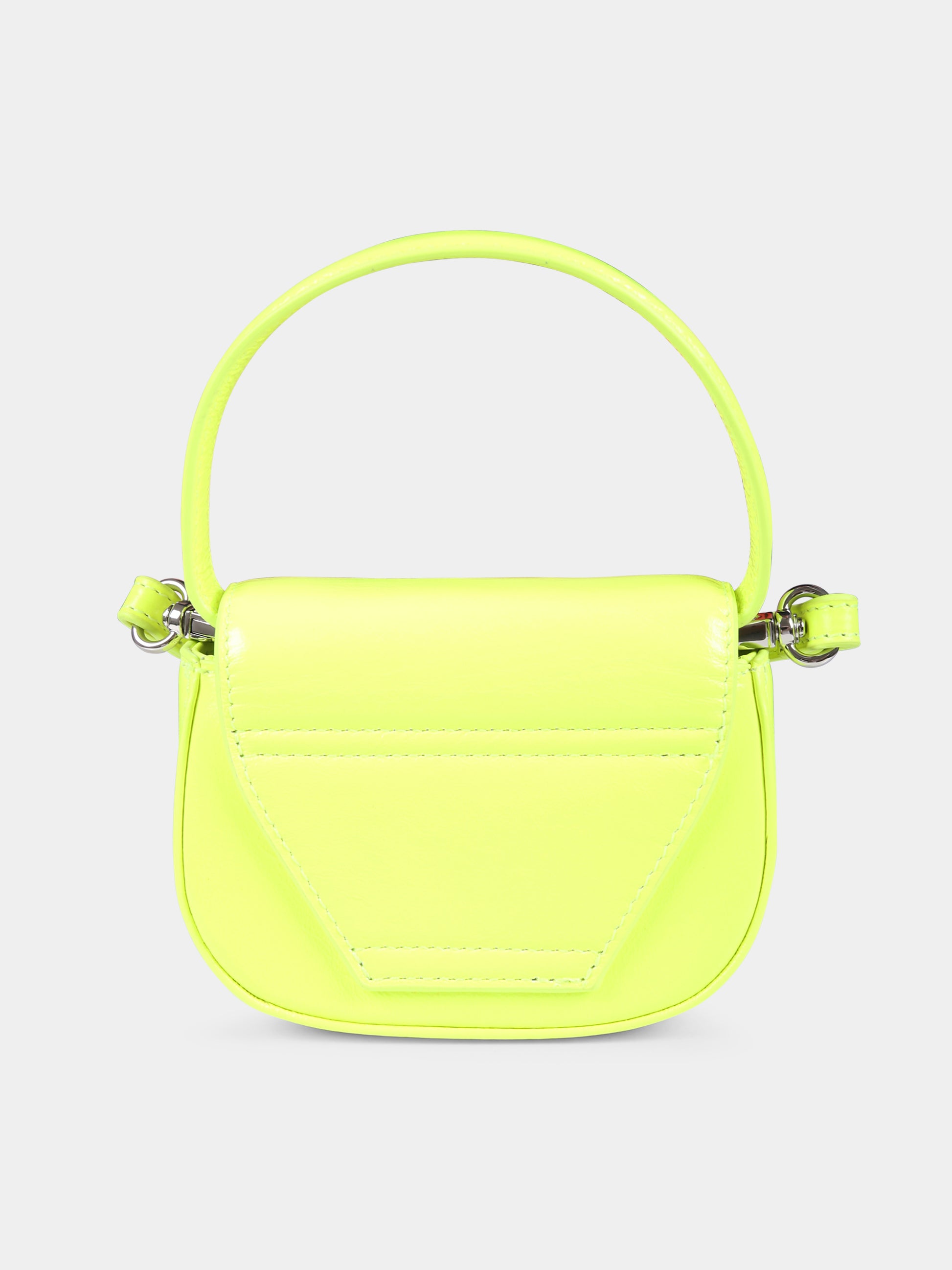 Borsa gialla per bambina con logo,Diesel,J01572 P3193 T3121