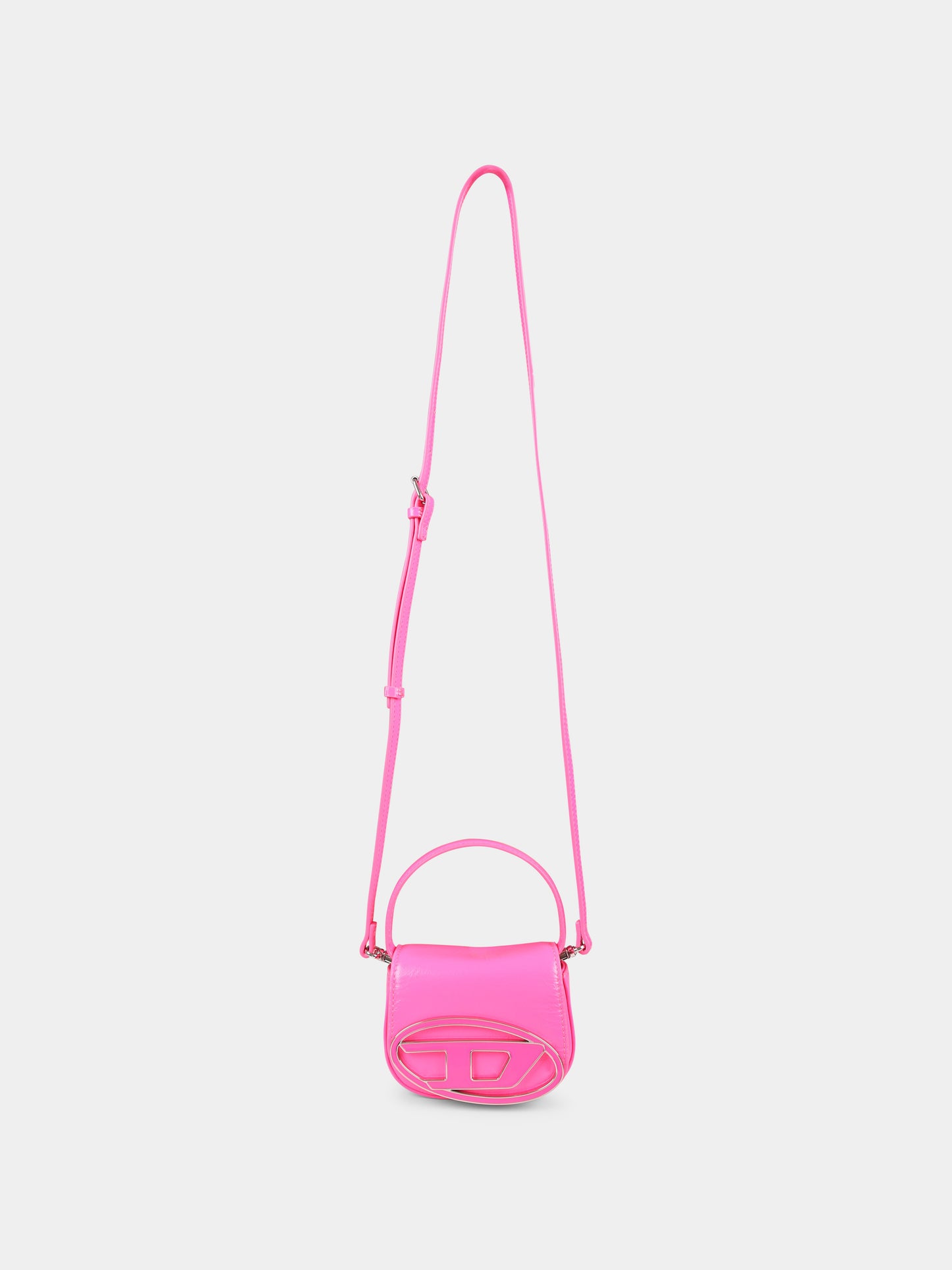 Borsa rosa per bambina con logo,Diesel,J01572 P3193 T4343
