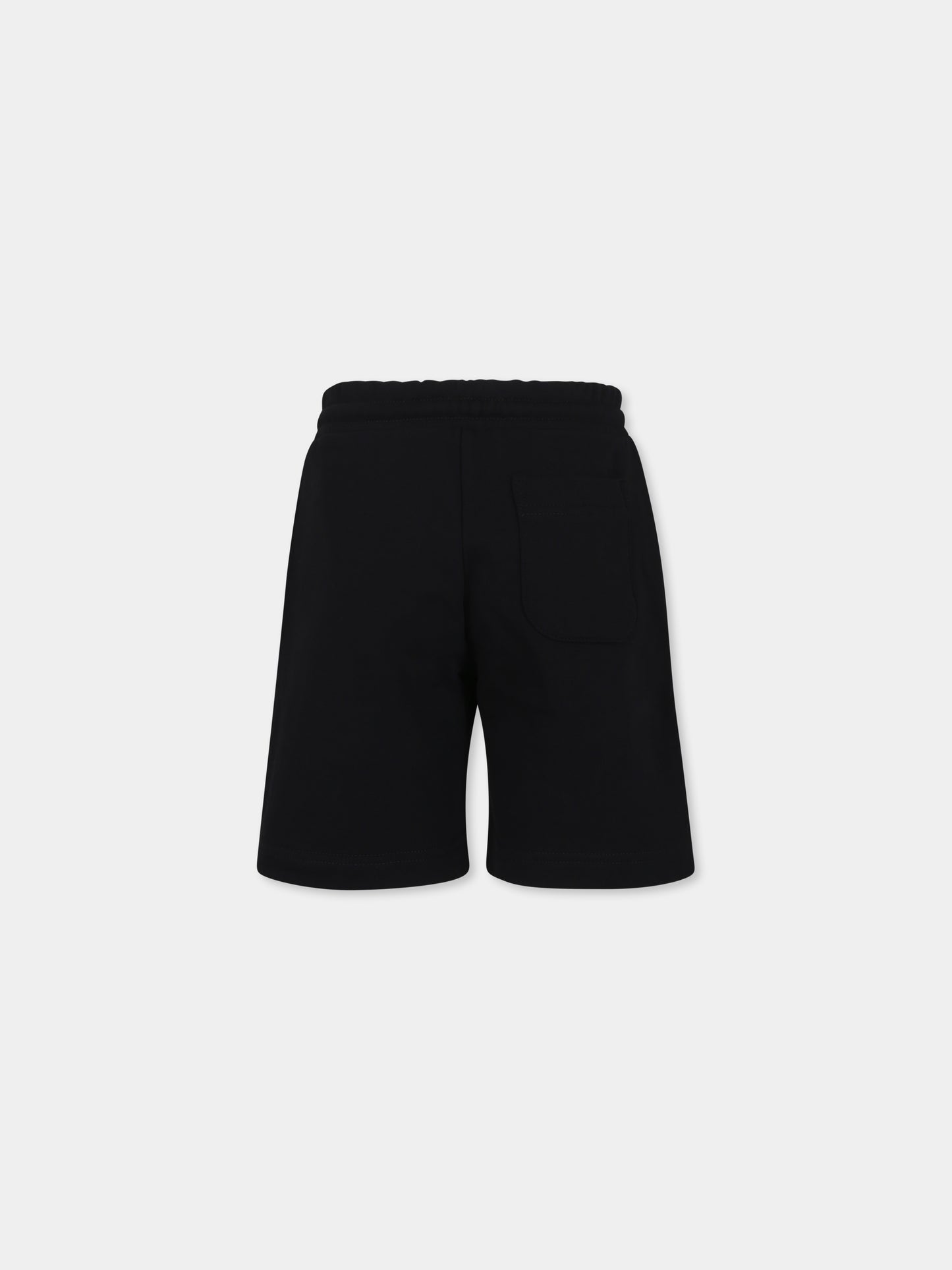 Pantaloni neri per bambino con logo,Diesel,J01733 KYAVF K900