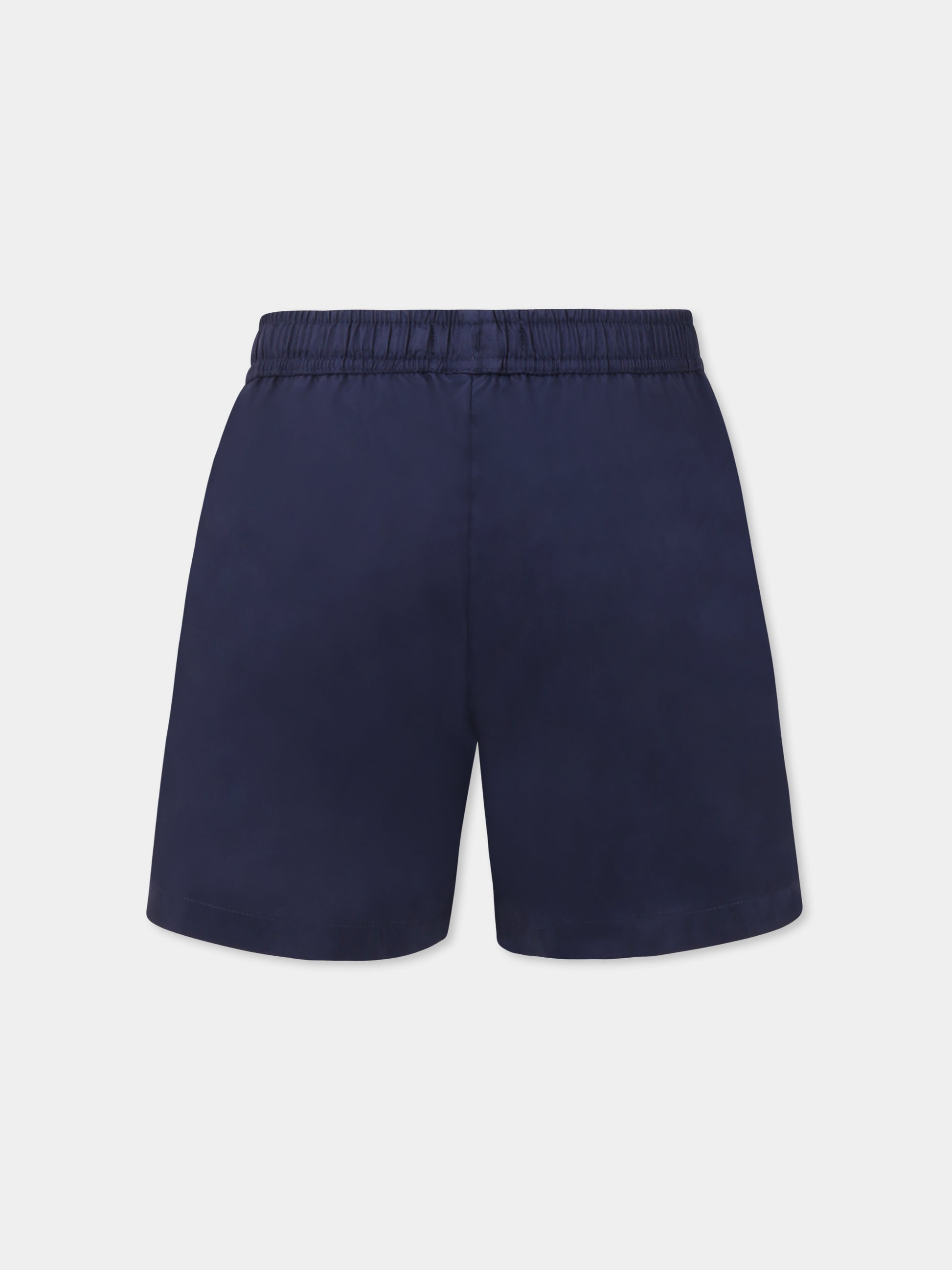 Boxer mare blu per bambino con Teddy Bear,Moschino Kids,HRL01C LKA02 40016