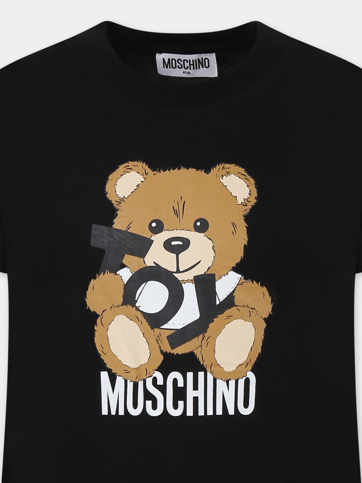 Completo nero per bambino con Teddy Bear,Moschino Kids,HUG00S LCA19 60100