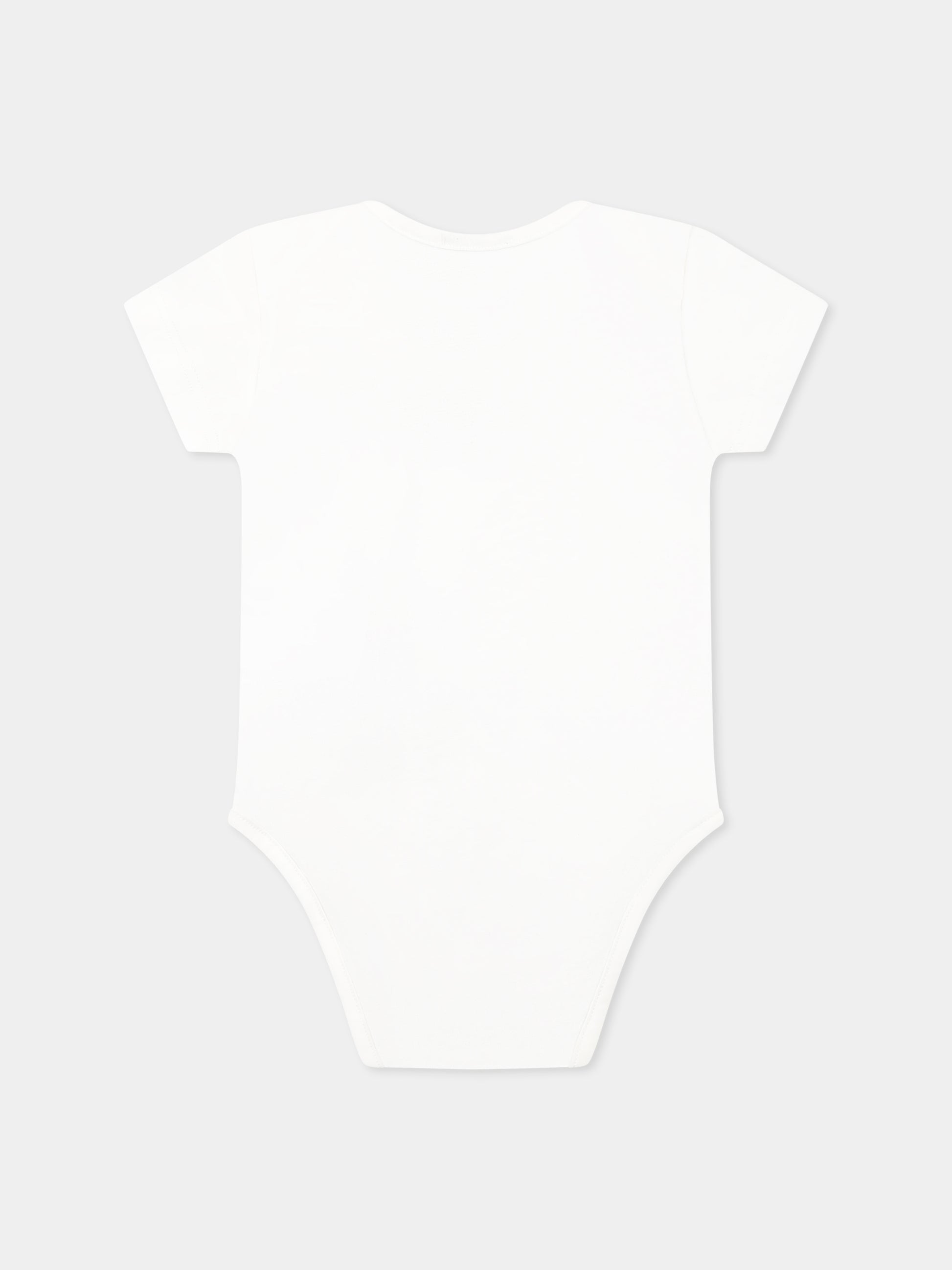 Set body celeste per neonata con Teddy Bear e stampa,Moschino Kids,M9Y017 LABA6 10063