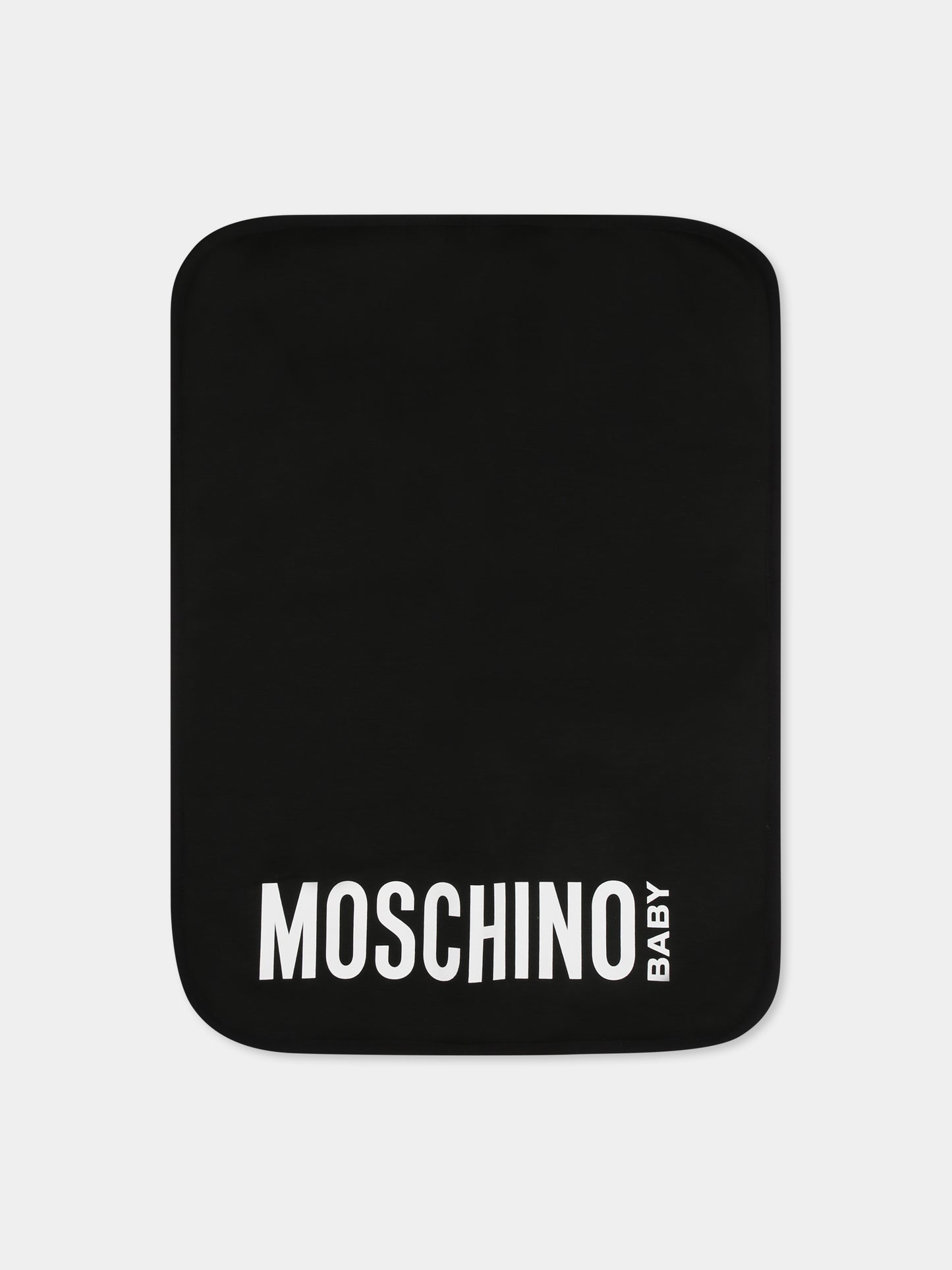 Black mom bag for babykids with Teddy Bear and logo