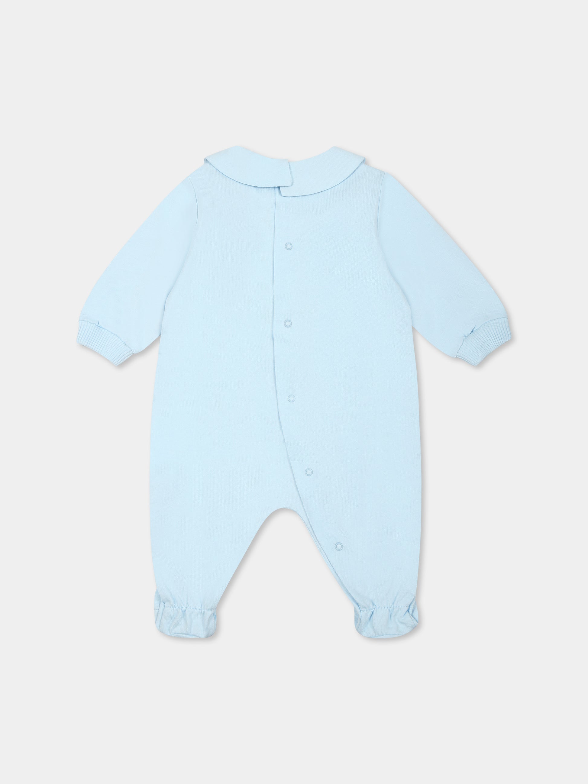 Tutina celeste per neonato con Teddy Bear,Moschino Kids,MUT048 LCA19 40304