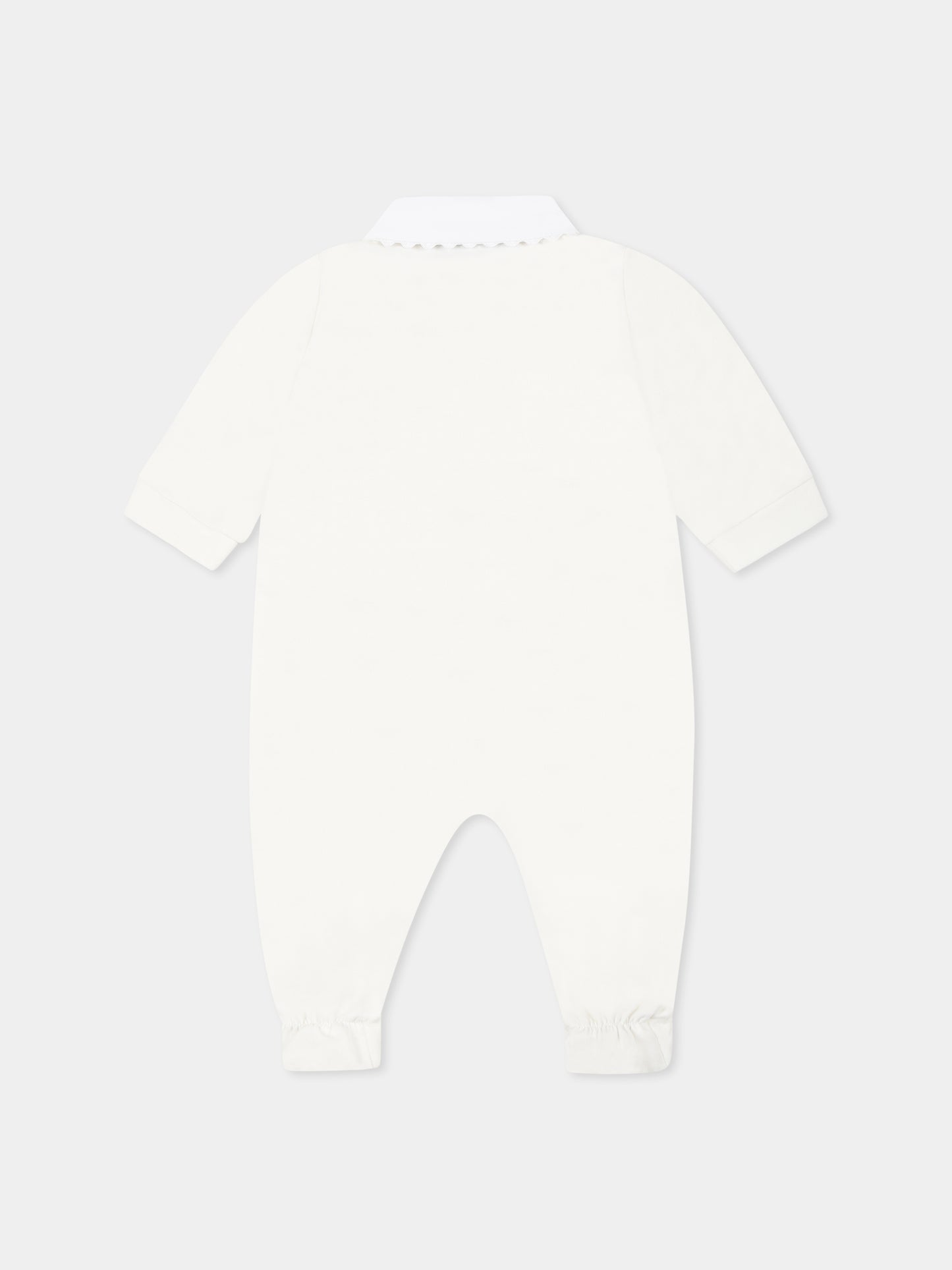 Tutina avorio per neonati con Teddy Bear,Moschino Kids,MUY07L LCA19 10063