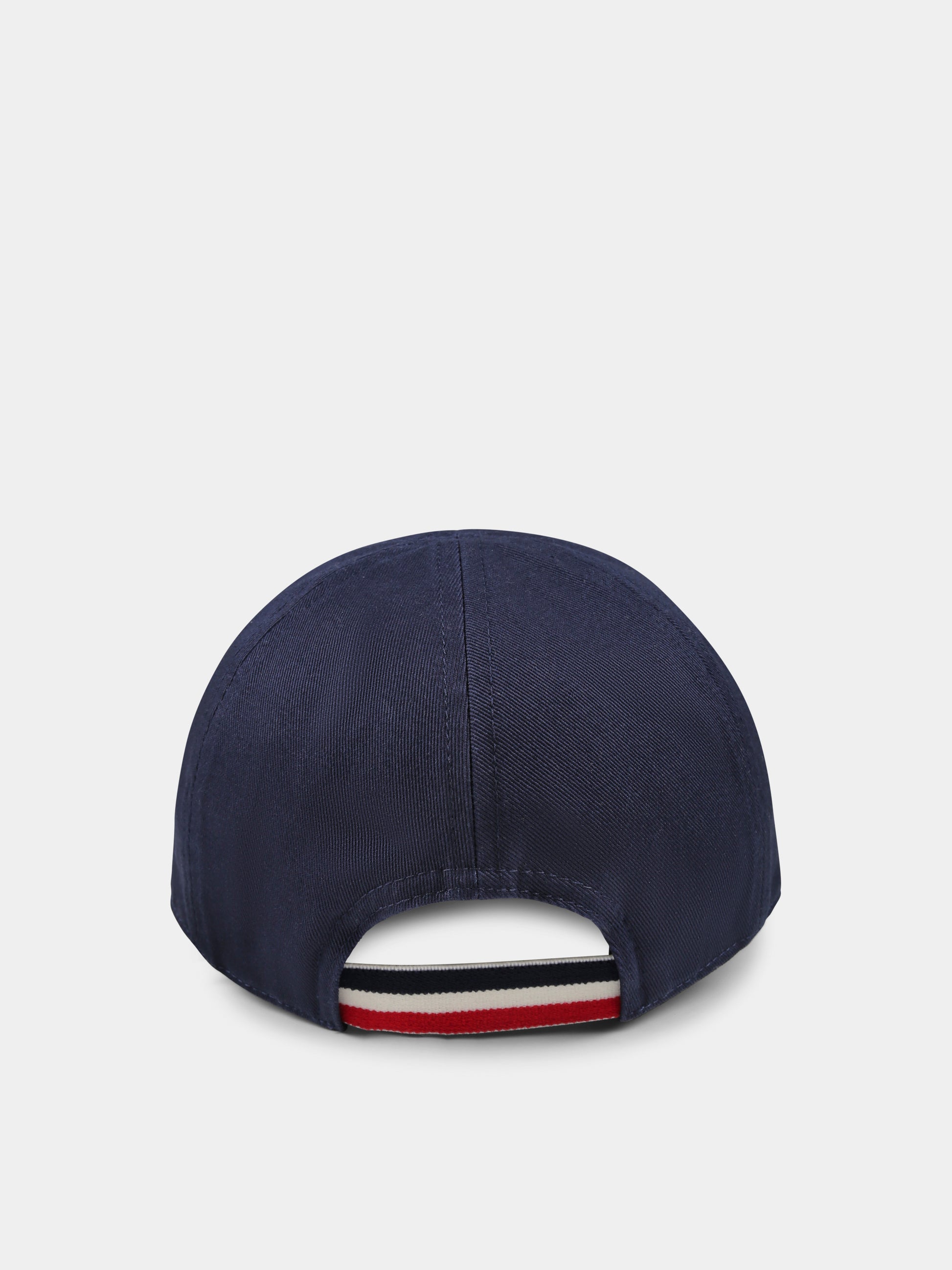 Cappello blu per neonato con logo,Moncler Kids,K1951 3B00008 04863 742